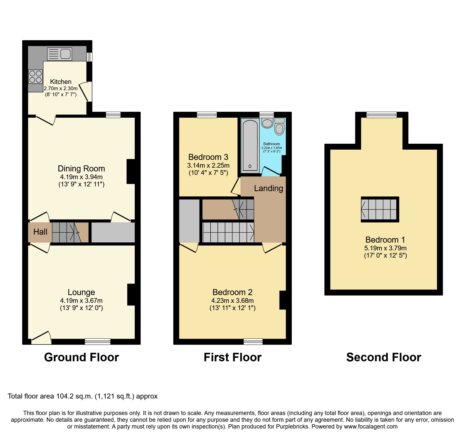 16, Carter Garth, Workington floorplan