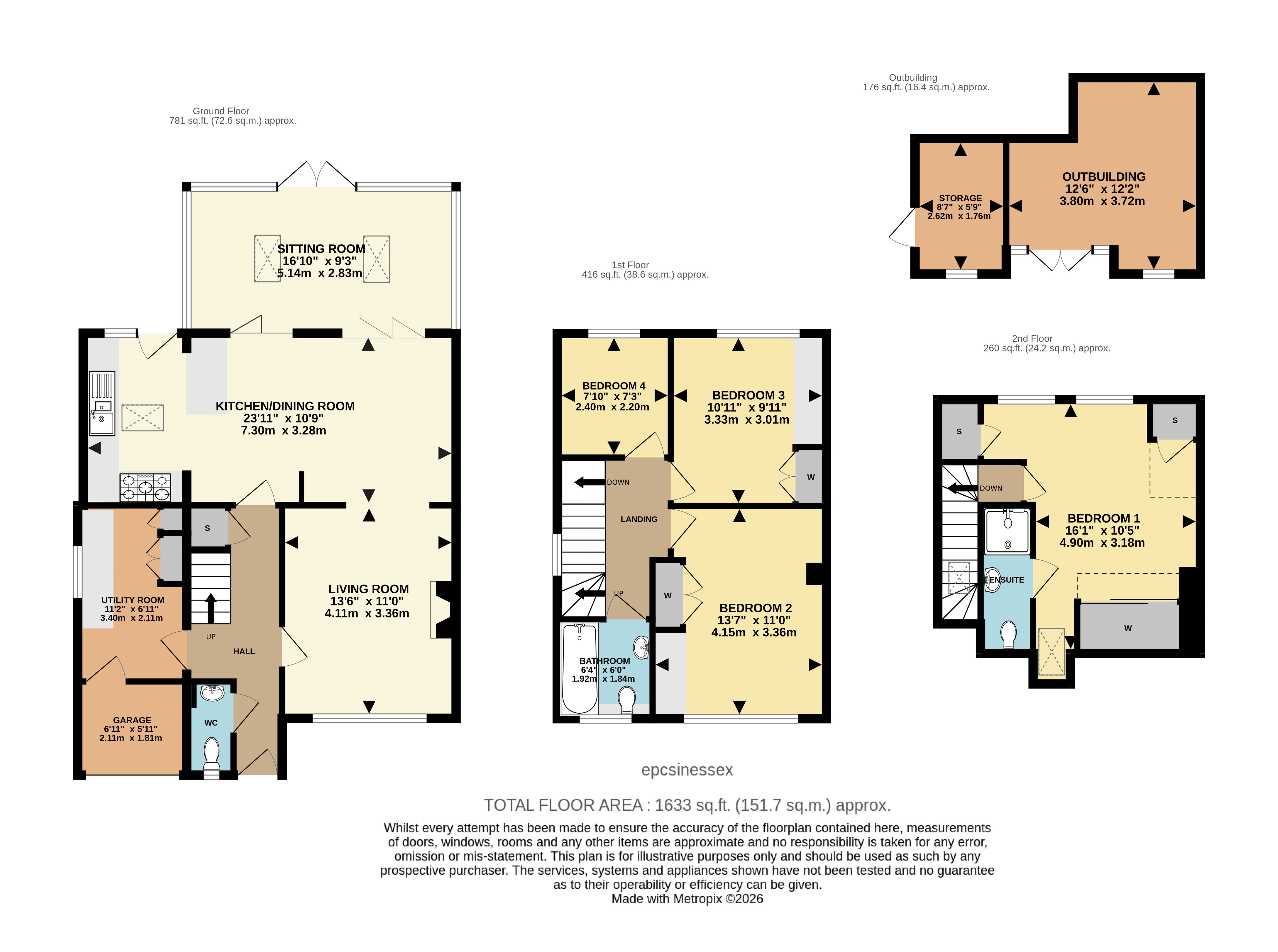24, Lime Grove, Brentwood floorplan