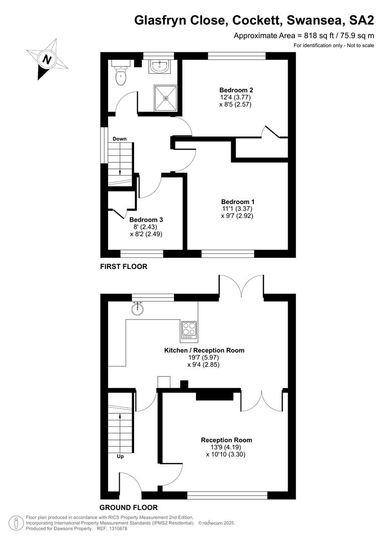 19, Glasfryn Close, Swansea floorplan