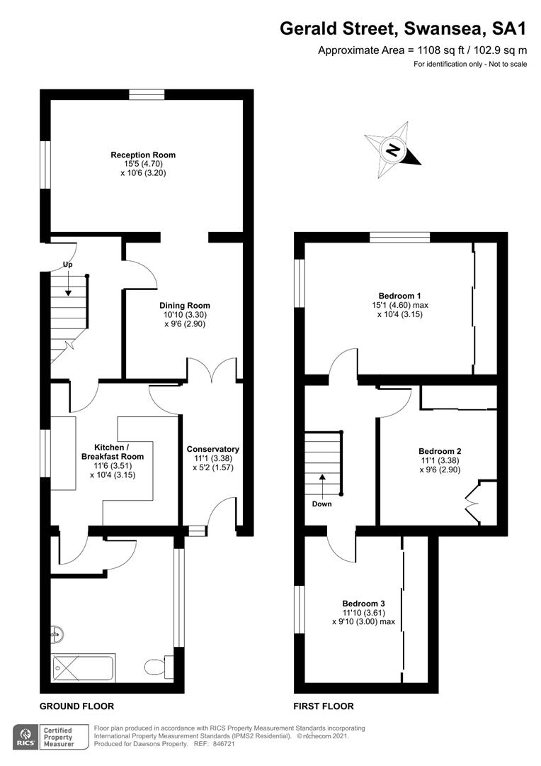 Gerald Street, Hafod, Swansea SA1, 3 bedroom end terrace house for sale