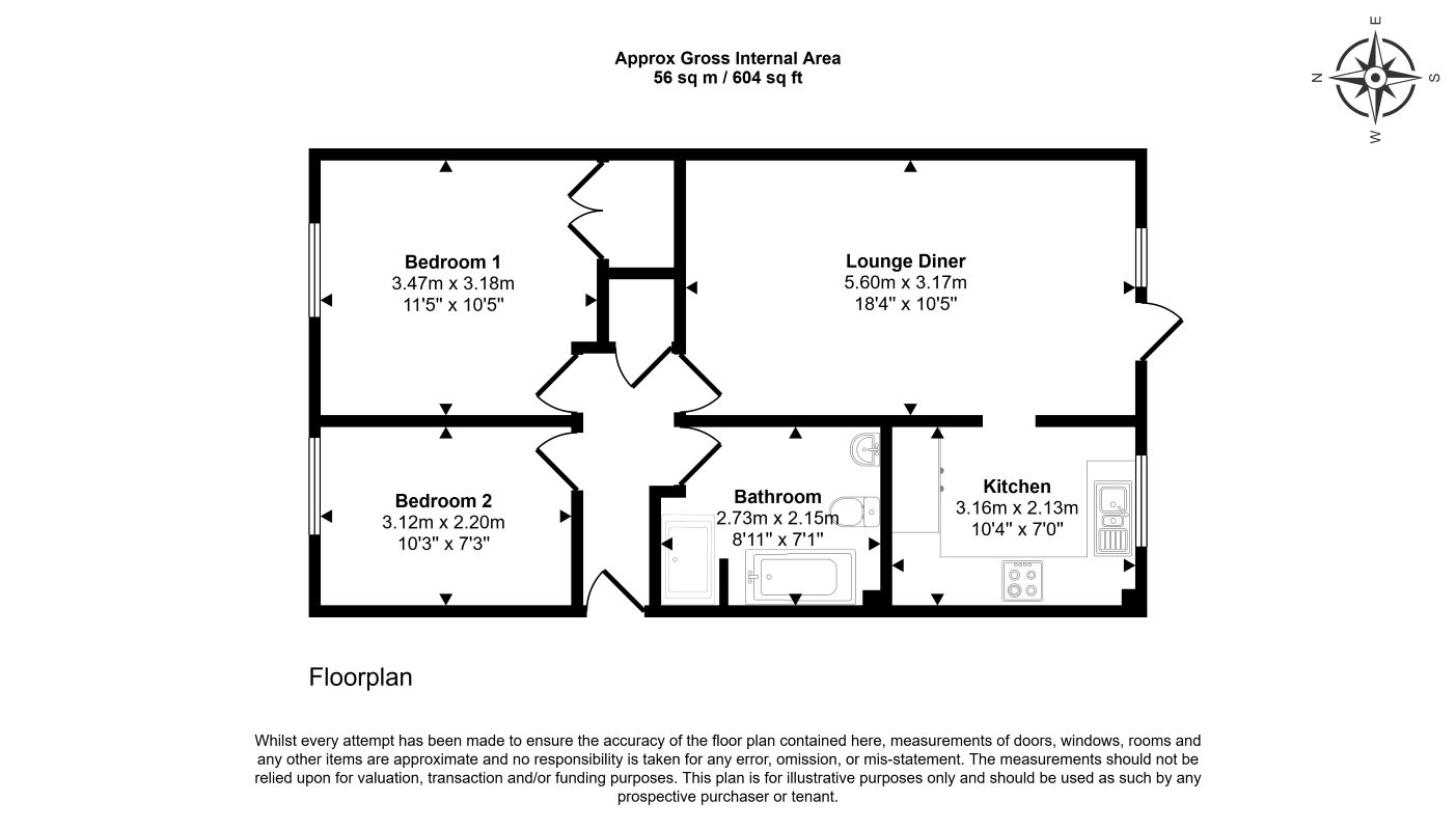 14, Henfield Road, Wimbledon floorplan
