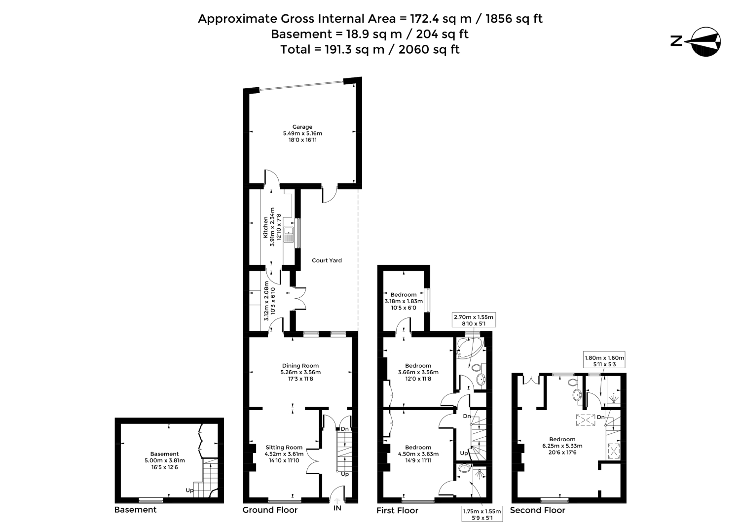 St John Street, Oxford floorplan