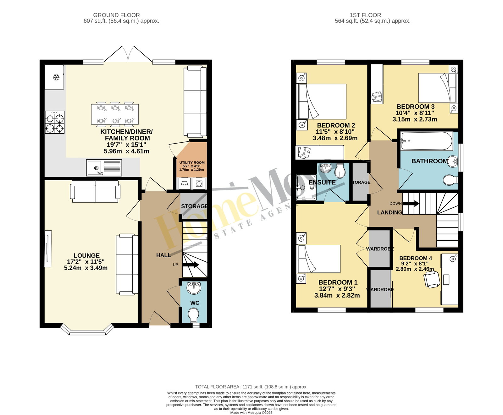 2, Park Lane, Queniborough floorplan