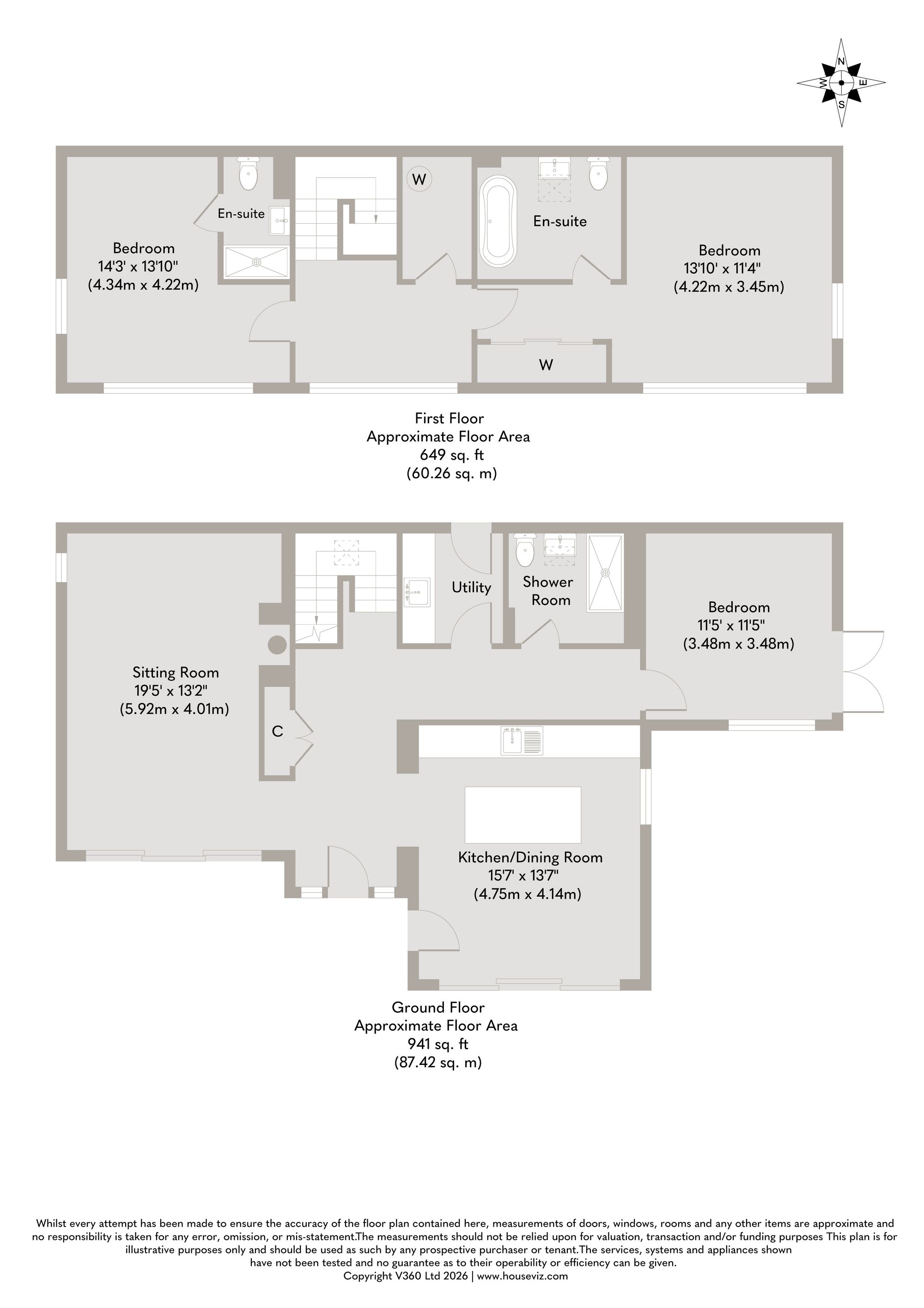 Cedar House, 3a Winns Close, Holt floorplan