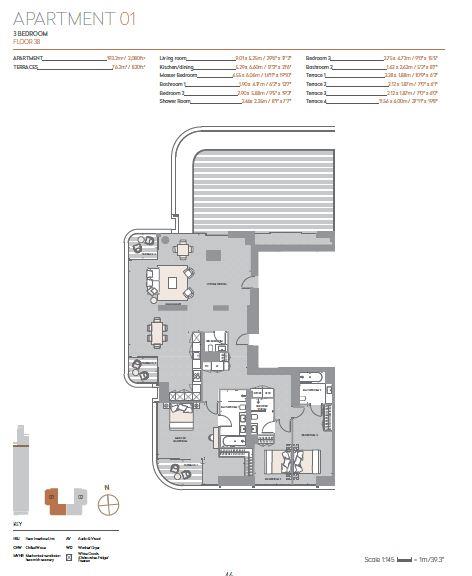 3 Bedrooms Flat for sale in Principal Tower, London EC2A