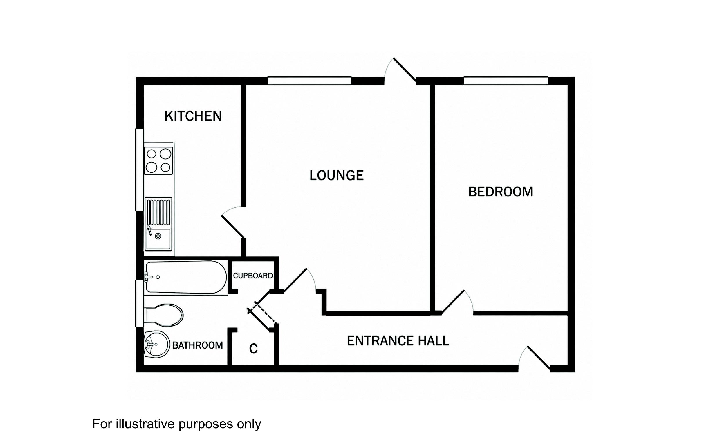 4 Whittington House, Hobs Road, Lichfield floorplan