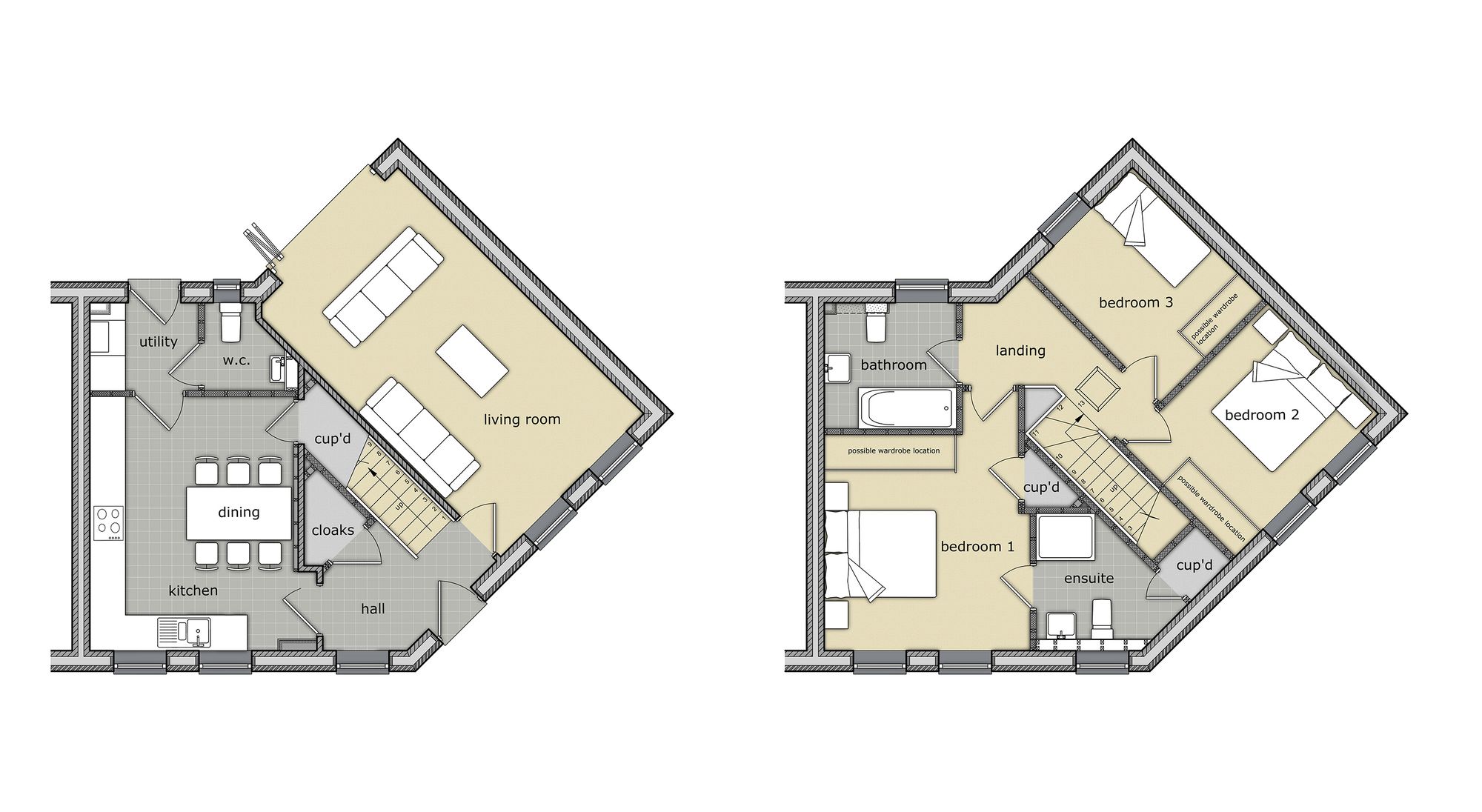 Plot 47, The Farnham, Glapwell Gardens, Chesterfield floorplan