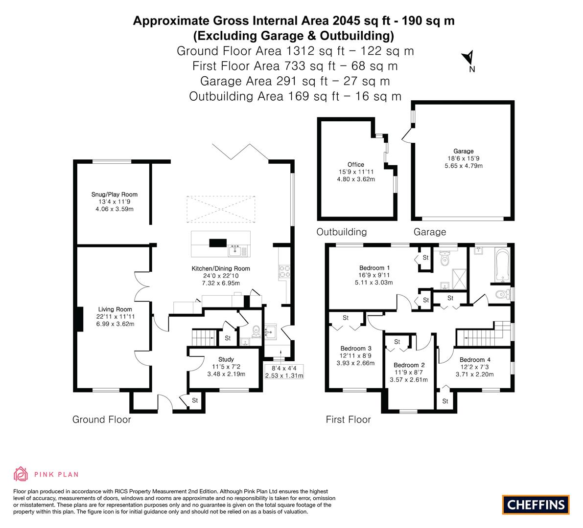 3, The Chestnuts, Harston floorplan