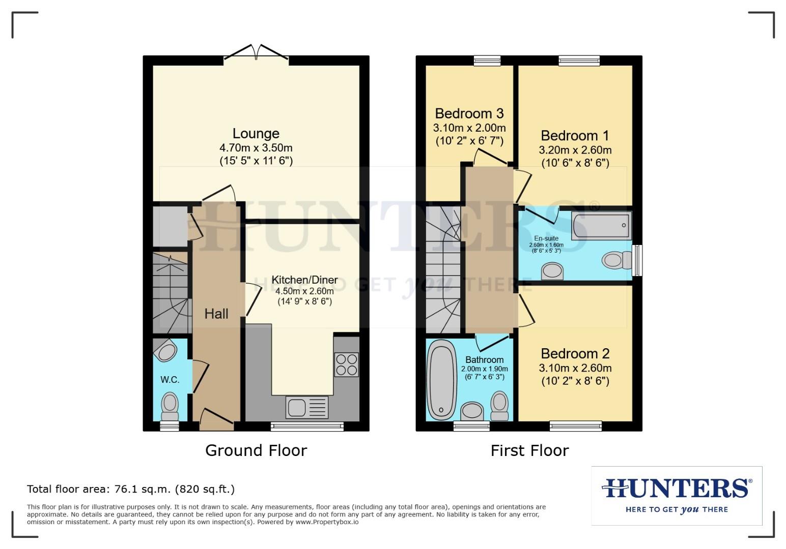 Haydock Avenue, Castleford floorplan