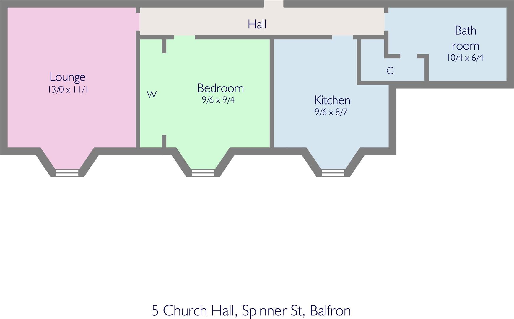 Spinner Street, Balfron, Glasgow G63, 1 bedroom flat for sale