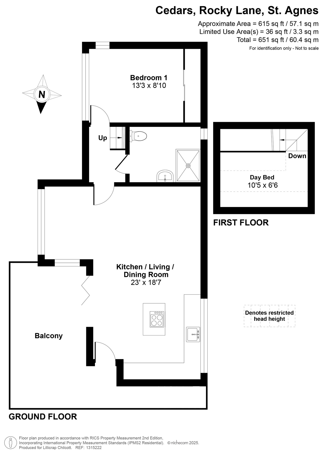 Eco Beach House, 2, St. Agnes floorplan