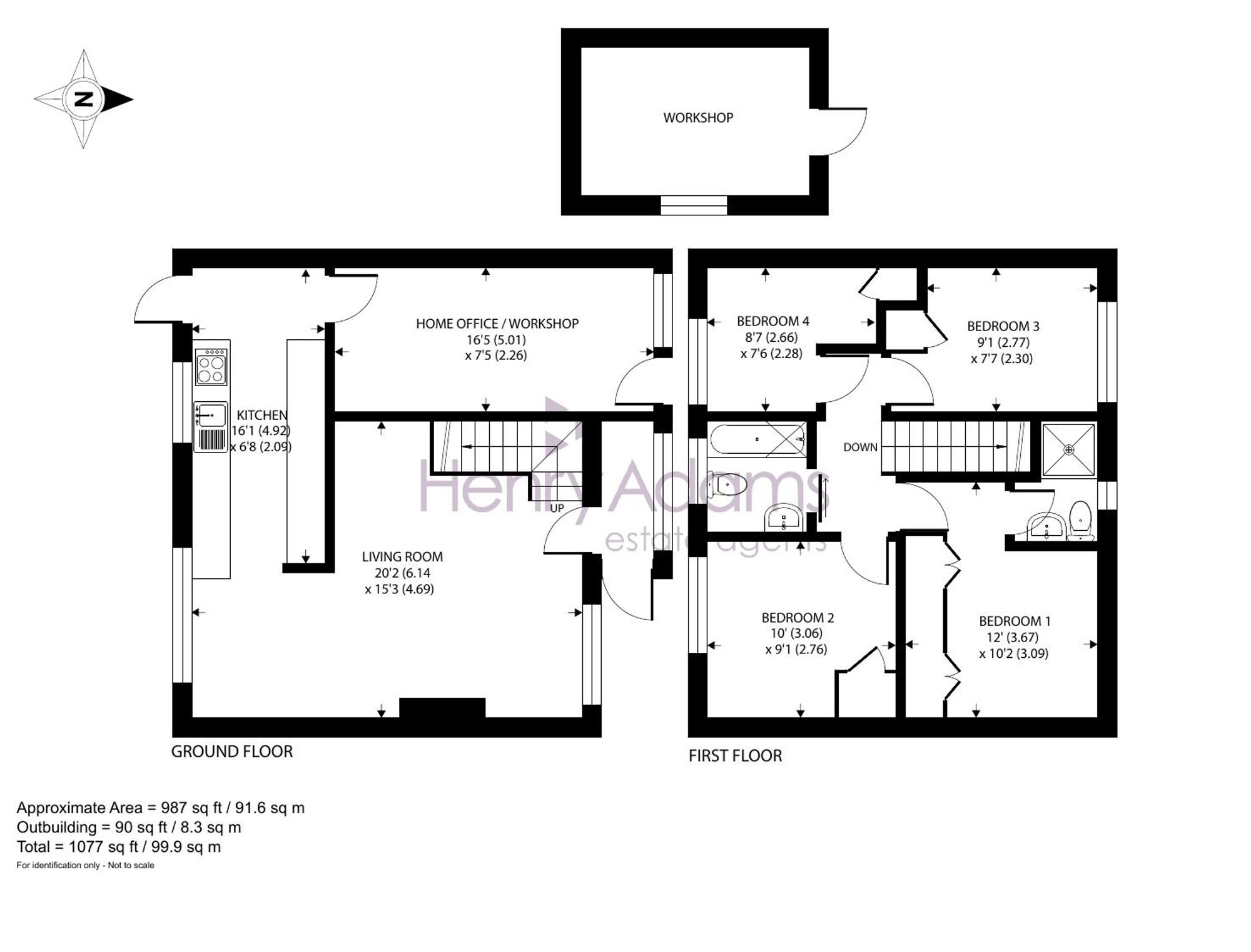 8 Orpen Place, Chichester floorplan