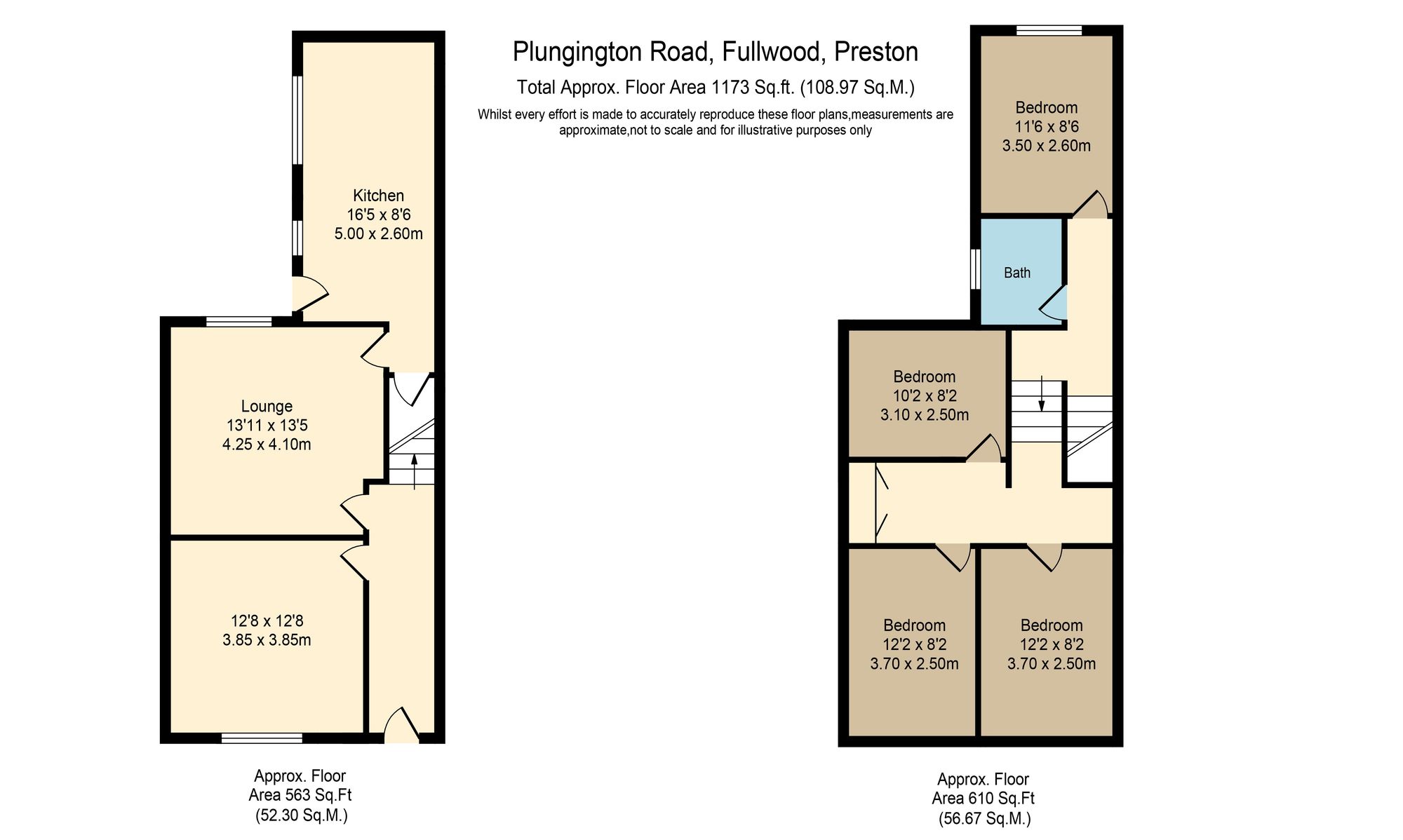 285 Plungington Road, Preston floorplan
