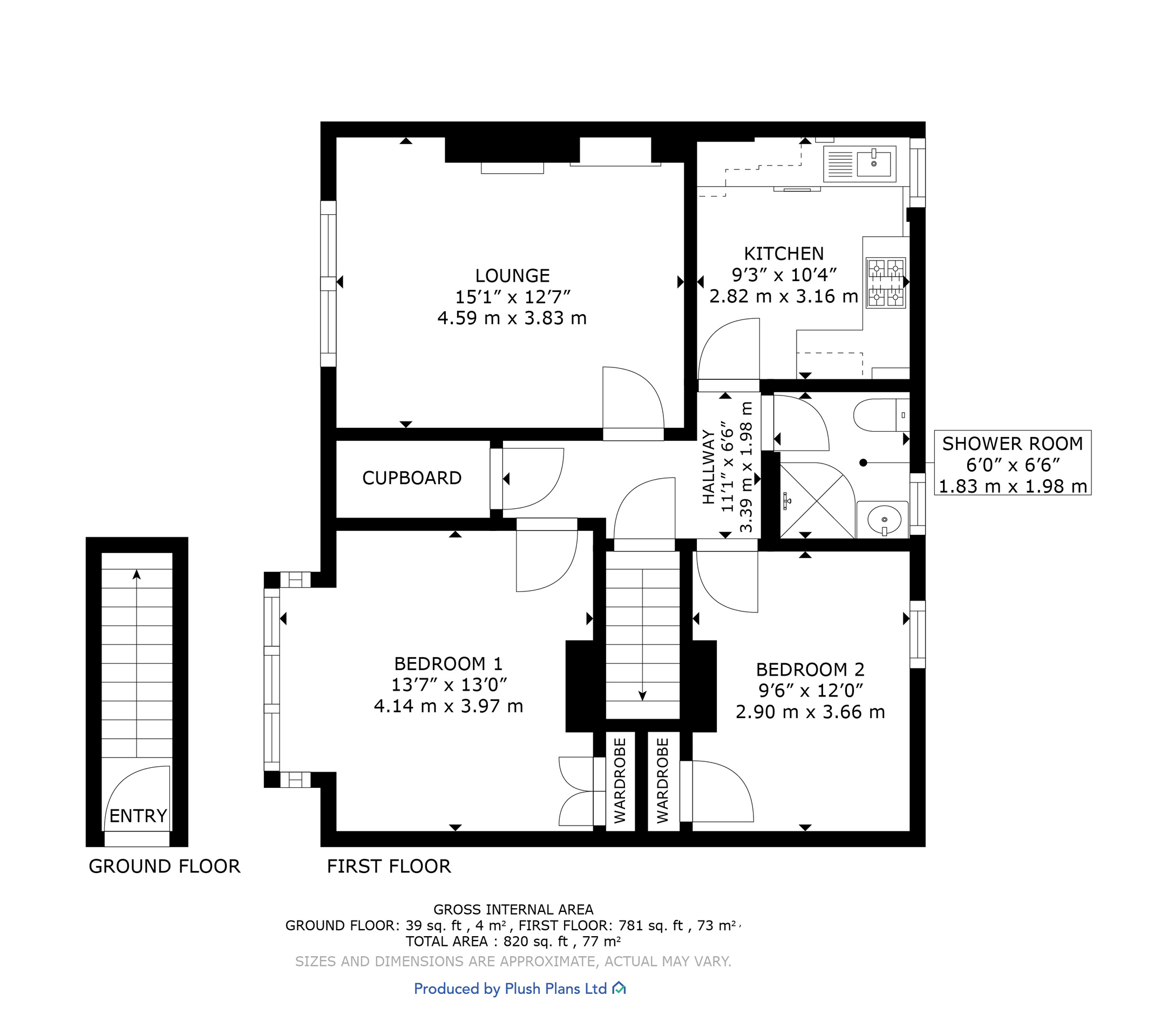 39 Commercial Road, Glasgow floorplan