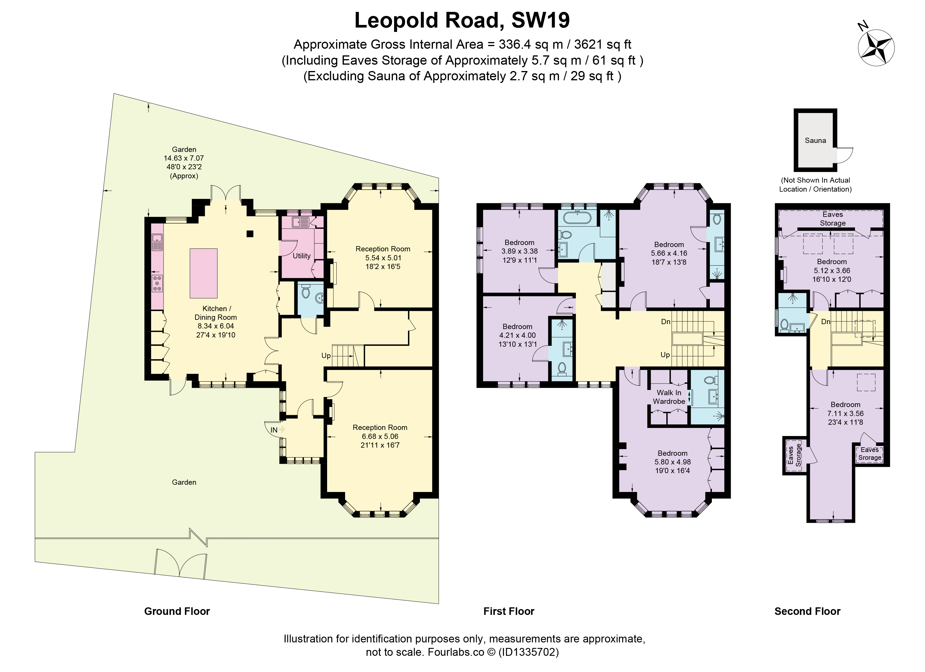 68, Leopold Road, London floorplan