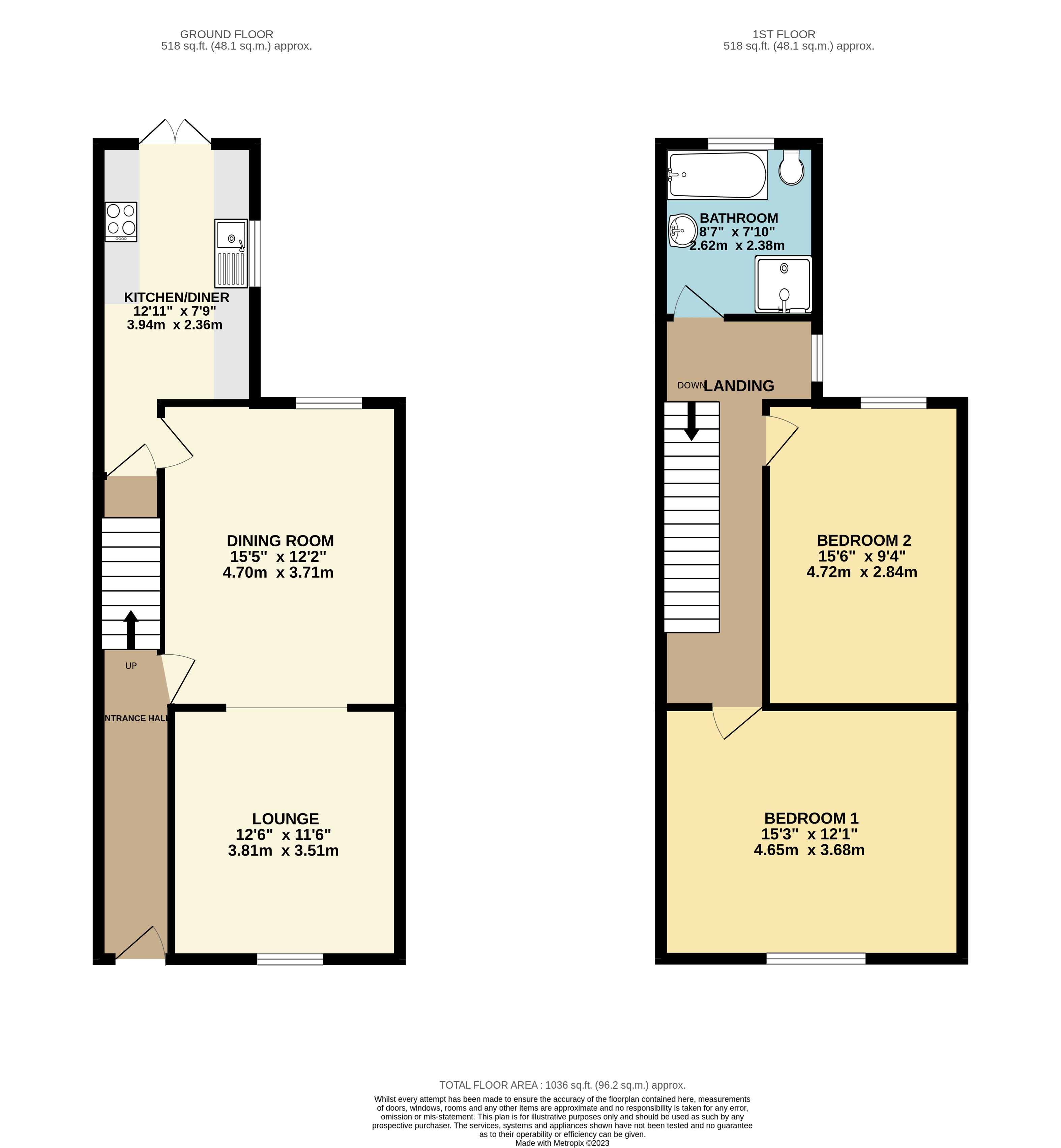 Greenleach Lane, Worsley, Manchester M28, 2 bedroom terraced house for