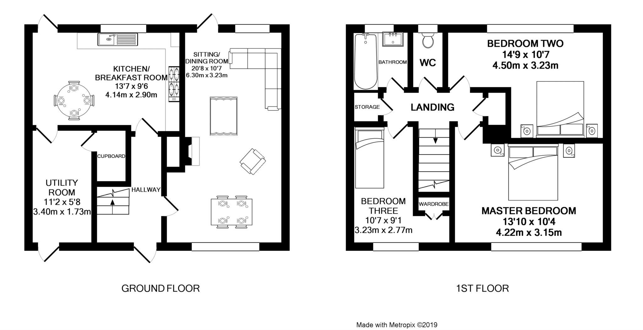 3 Bedrooms Terraced house for sale in Priestwood Avenue, Bracknell RG42