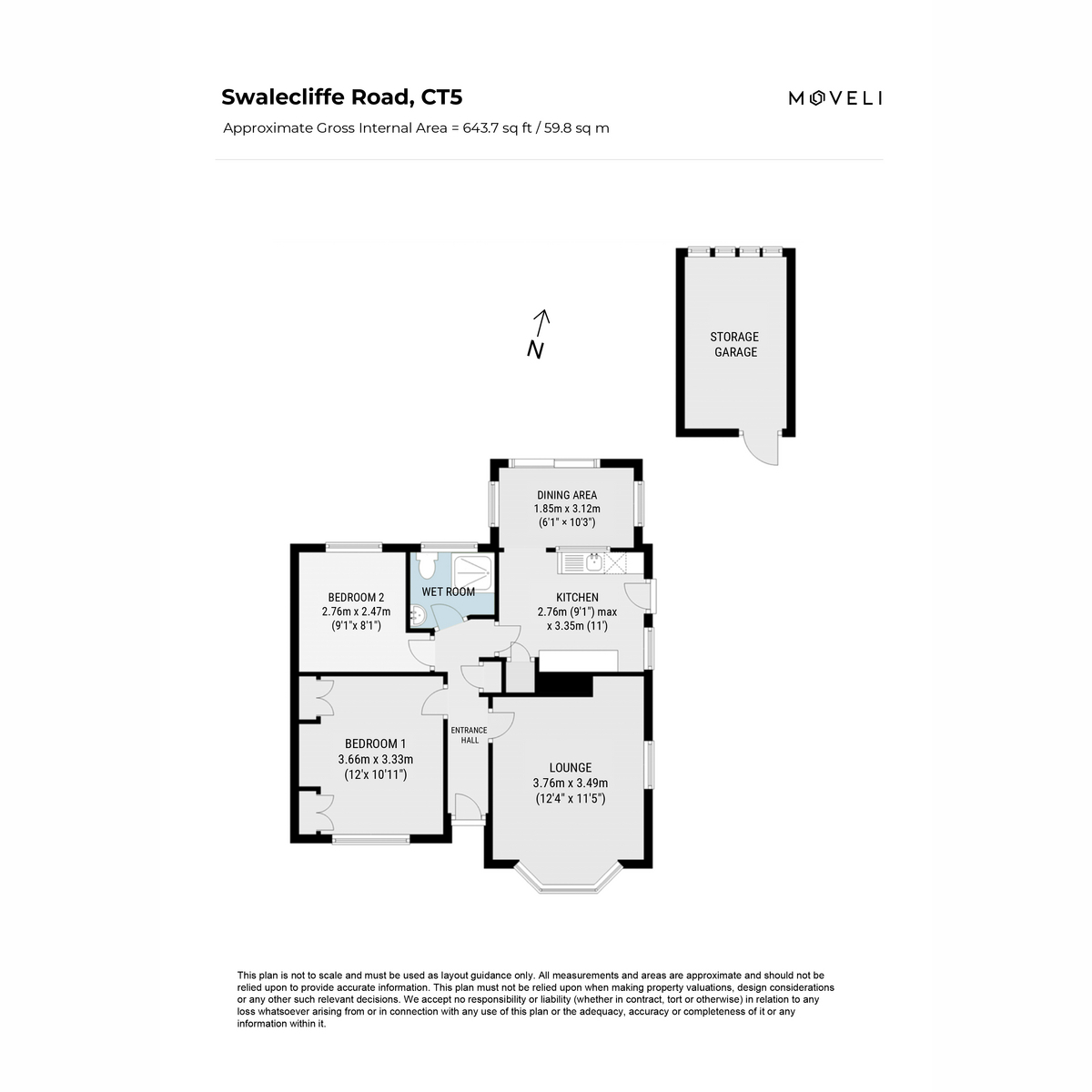Swalecliffe Road, Whitstable floorplan