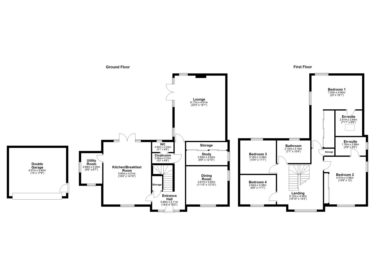 12, Lake Drive, Corby floorplan