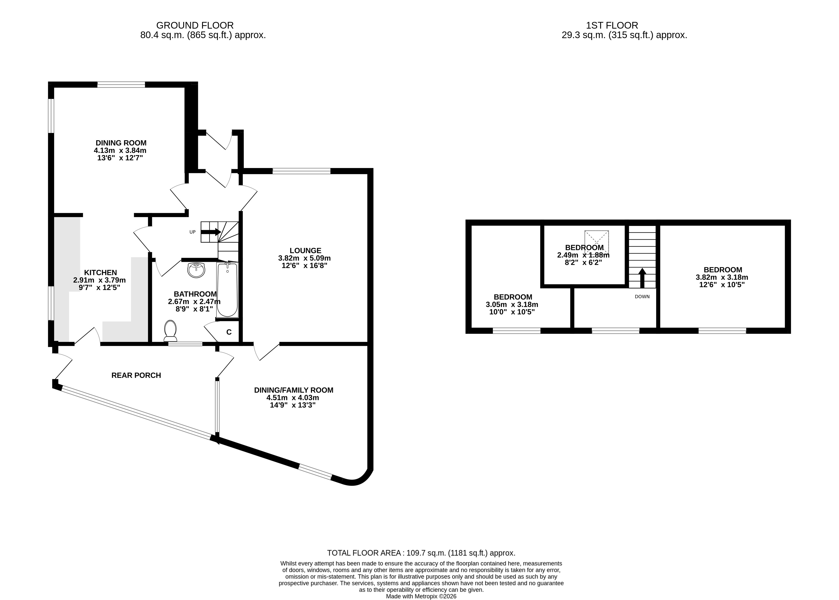 1, Albert Street, Arbroath floorplan