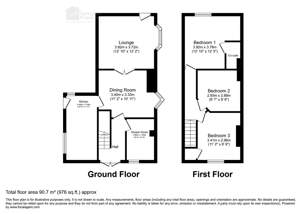 11, Scrooby Road, Doncaster floorplan
