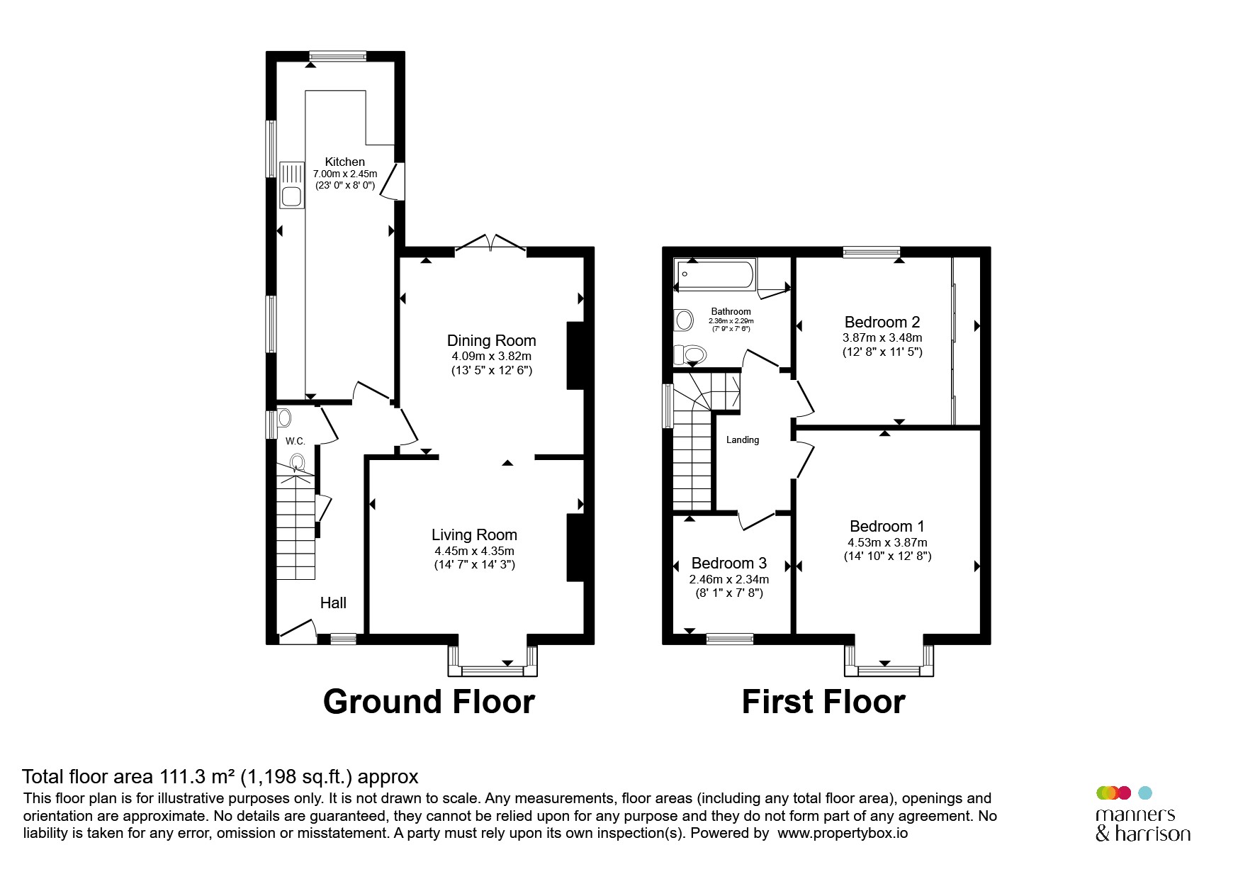 7, Bilsdale Road, Middlesbrough floorplan