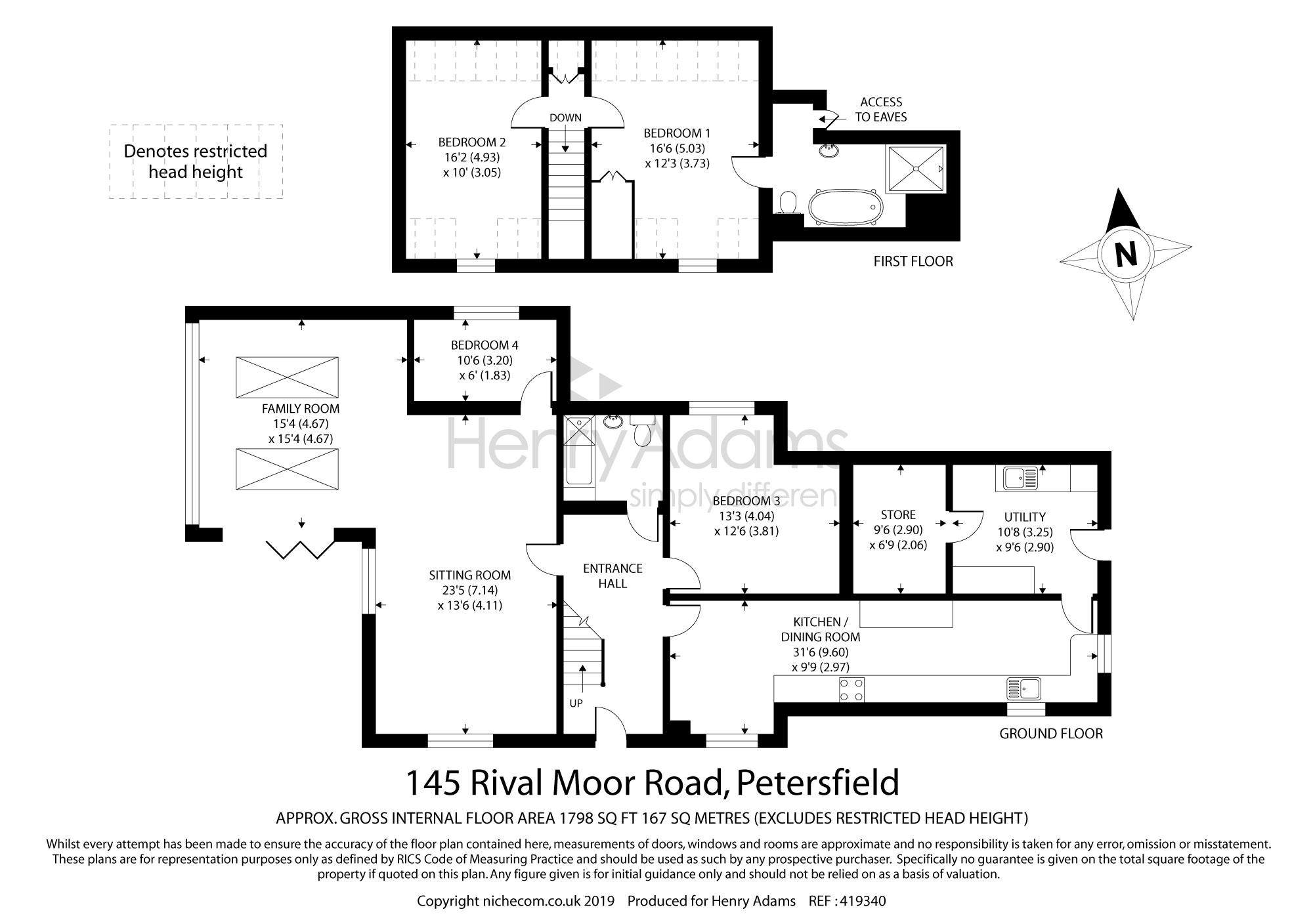 4 Bedrooms Detached house for sale in Rival Moor Road, Petersfield GU31