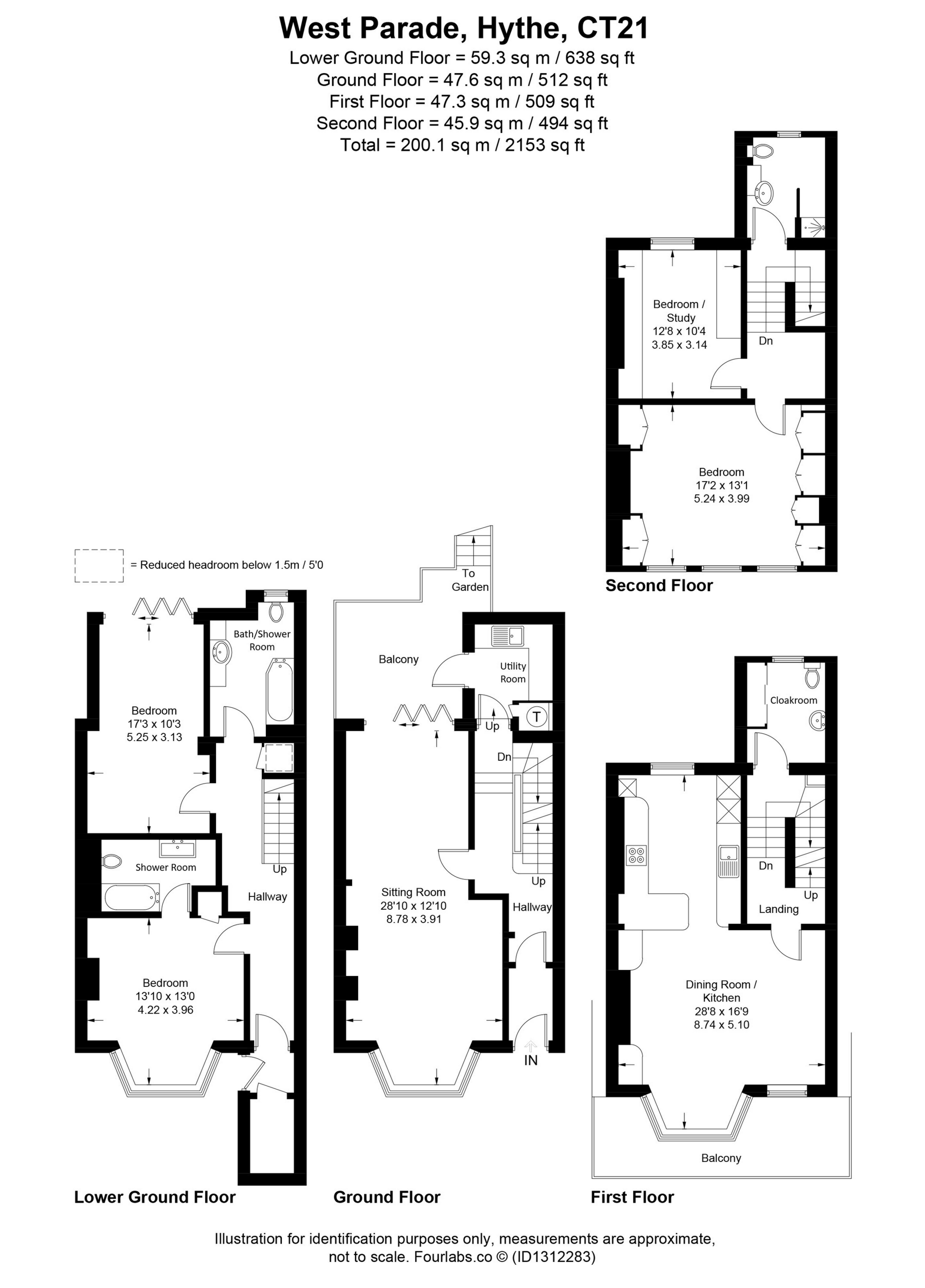 20, West Parade, Hythe floorplan
