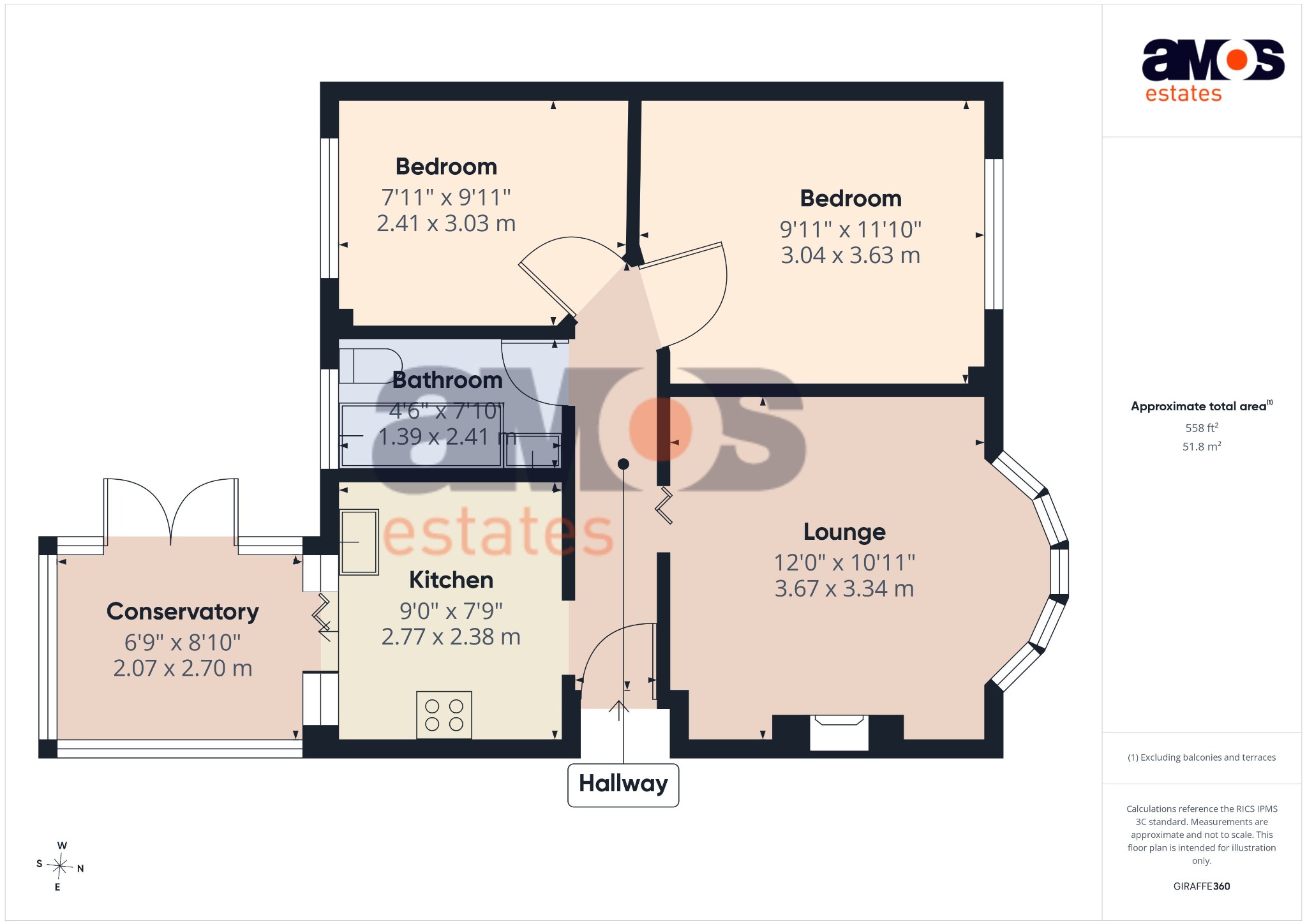 60 Sherwood Crescent, Benfleet, Essex floorplan