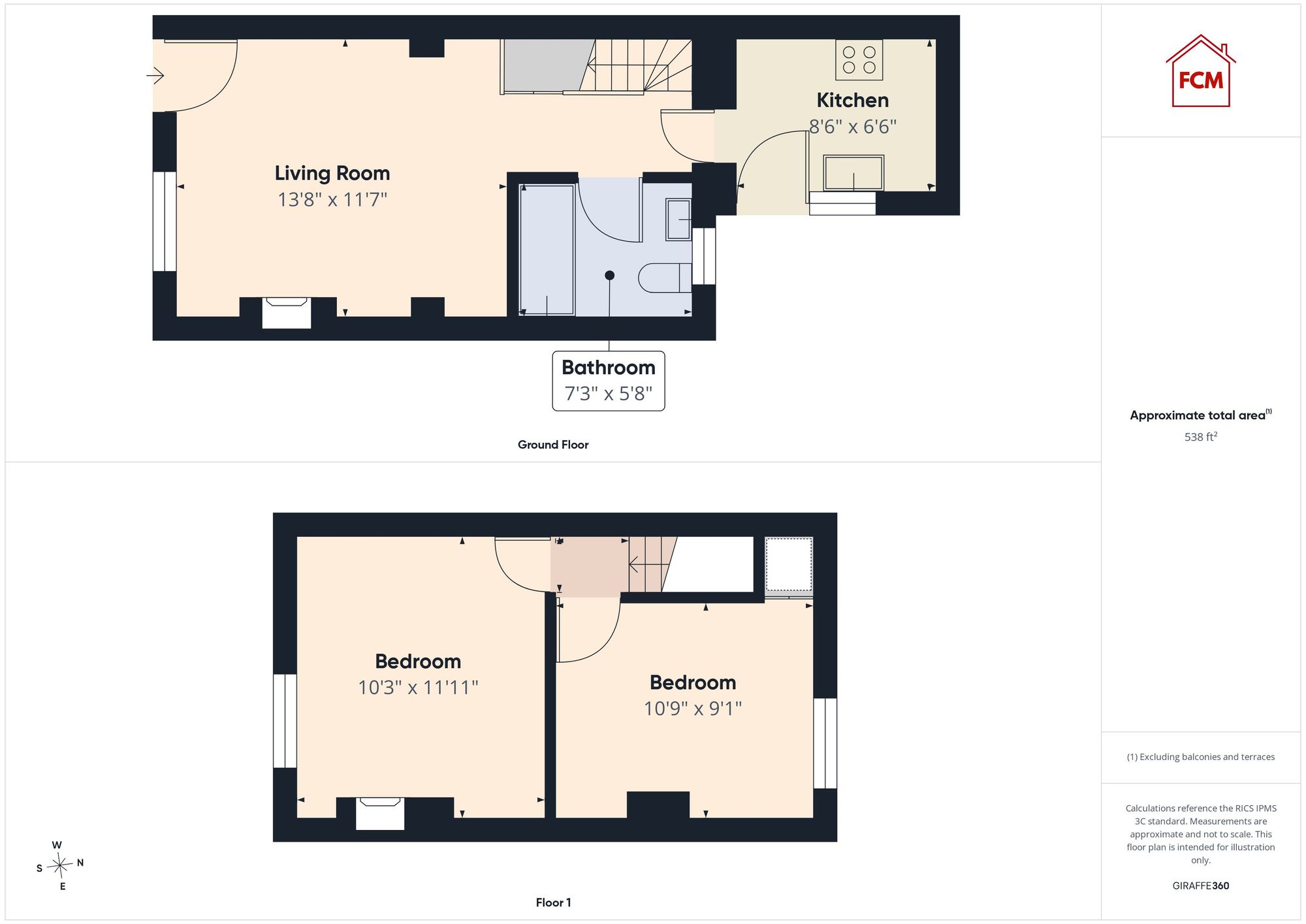 13 Kiln Brow, Cleator floorplan
