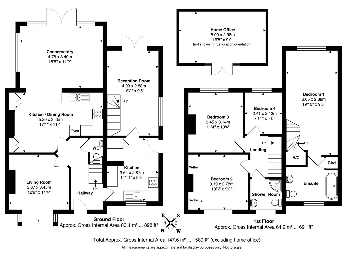 4 Bedrooms Semi-detached house for sale in Liddington New Road, Guildford GU3