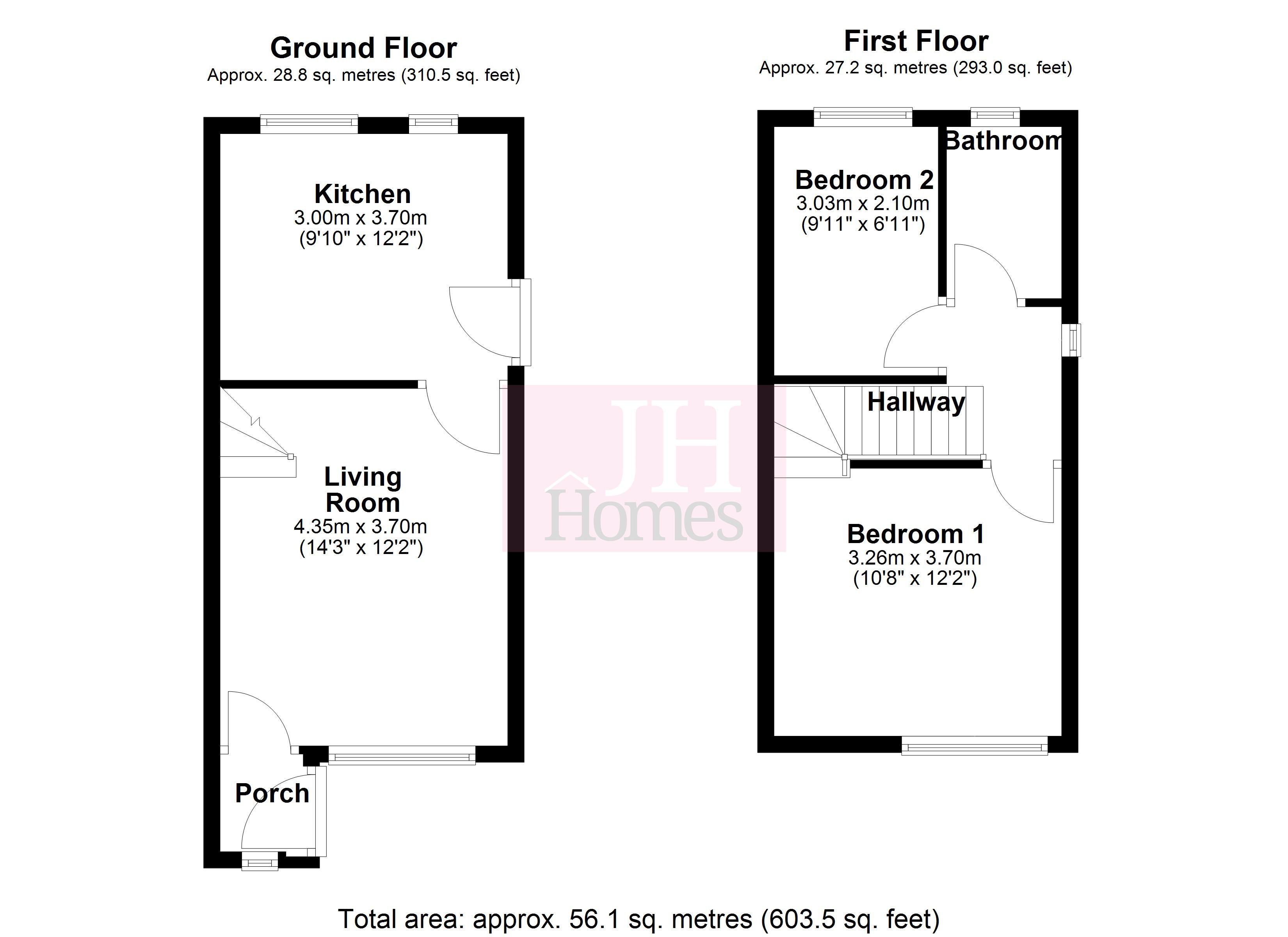 10, Willow Court, Ulverston floorplan