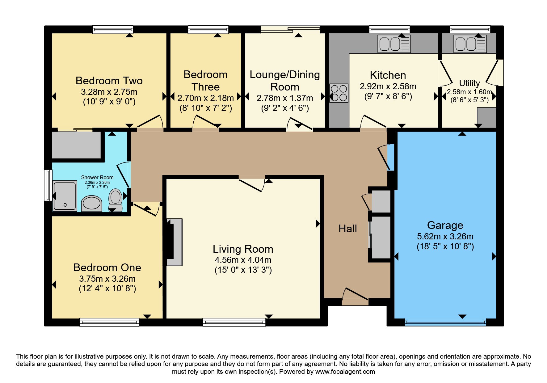 7, Boskernick Close, Penzance floorplan