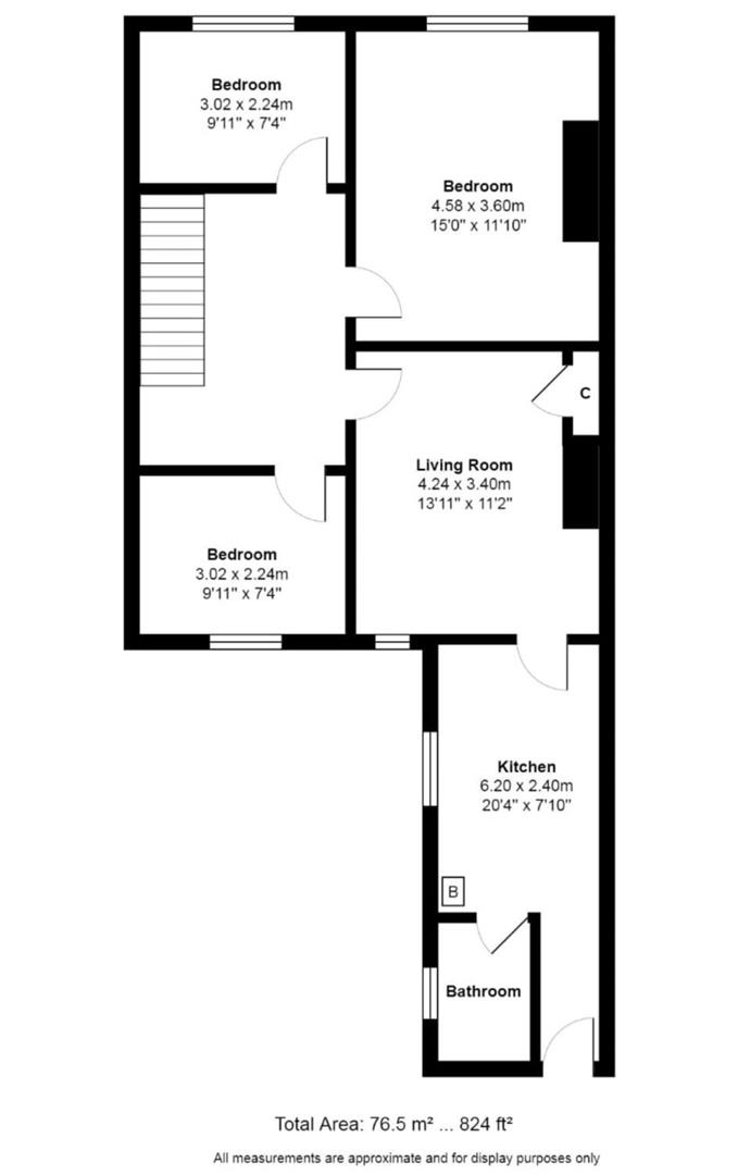 115, Colston Street, Newcastle Upon Tyne floorplan