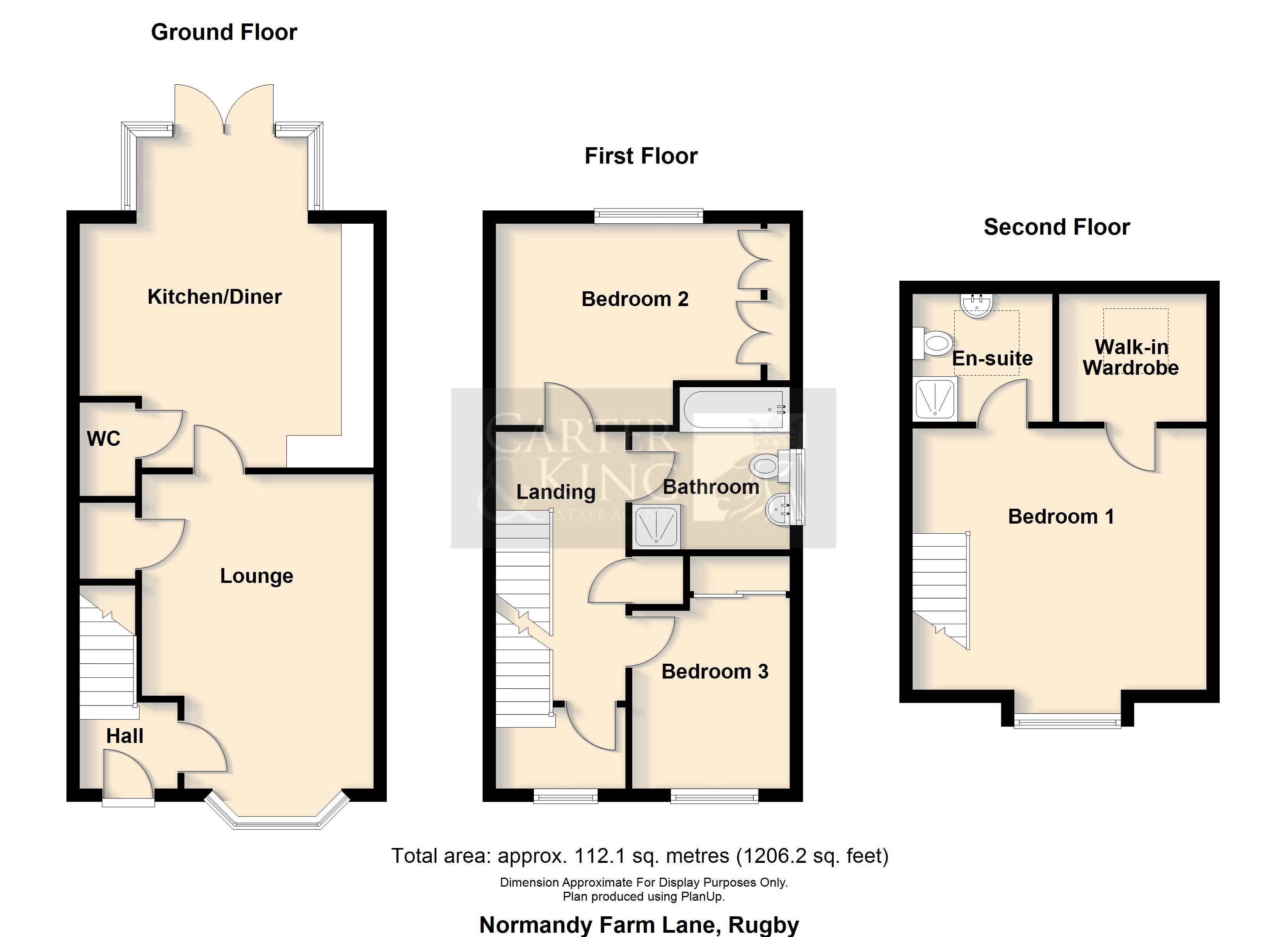 6, Normandy Farm Lane, Rugby floorplan