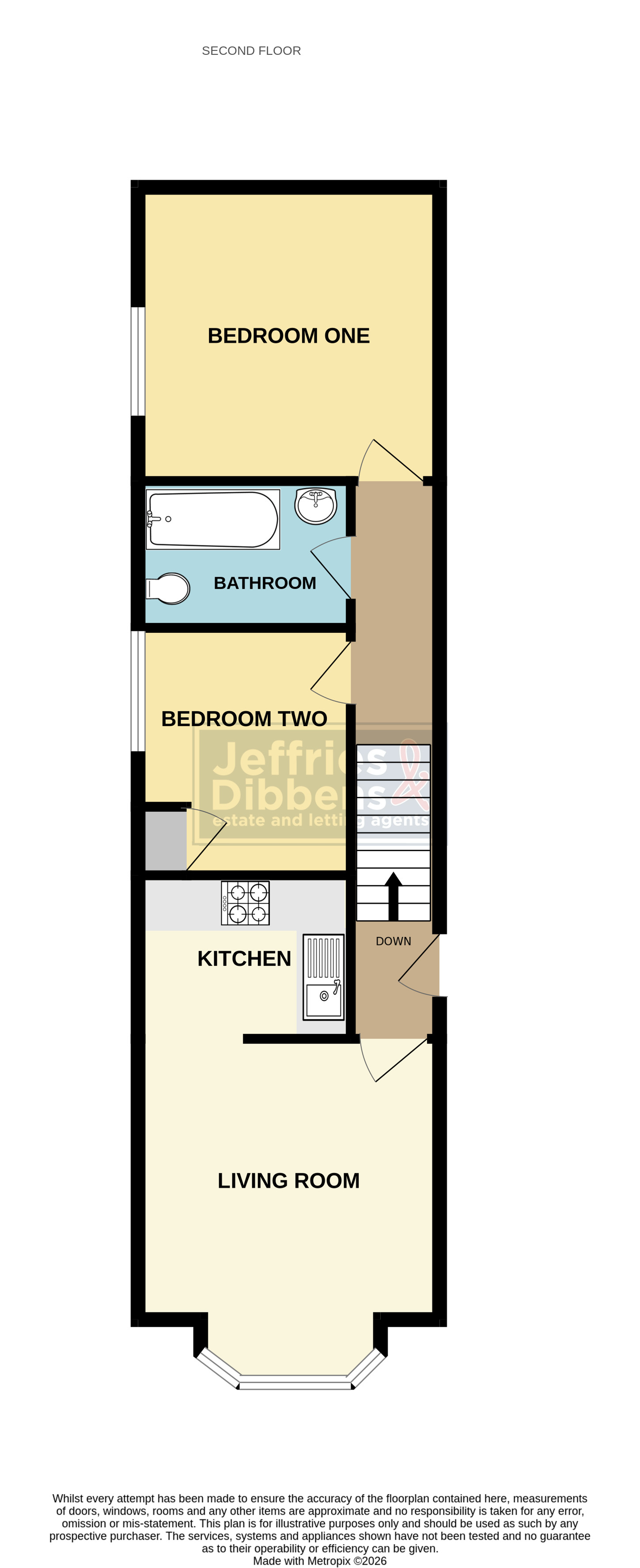 5 Jade Apartments, Eastern Villas Road, Southsea floorplan