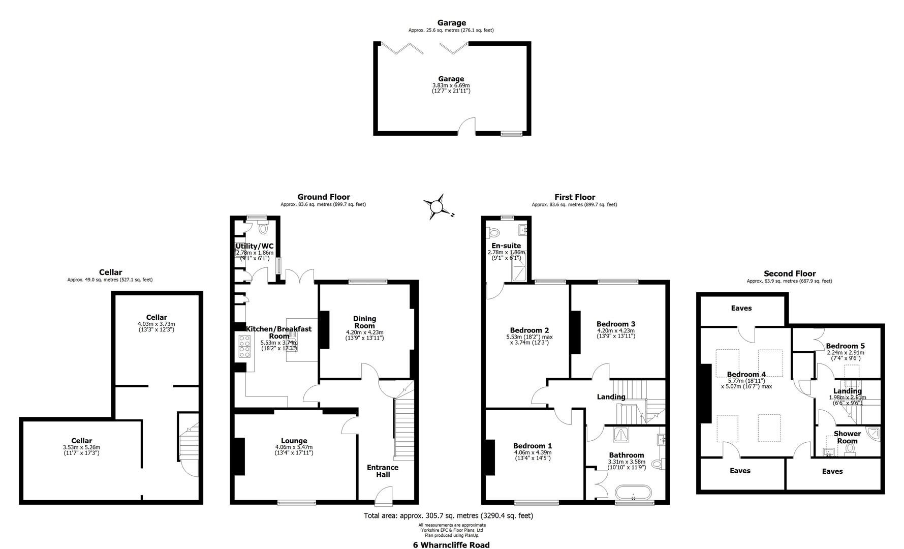 6, Wharncliffe Road, Broomhall floorplan