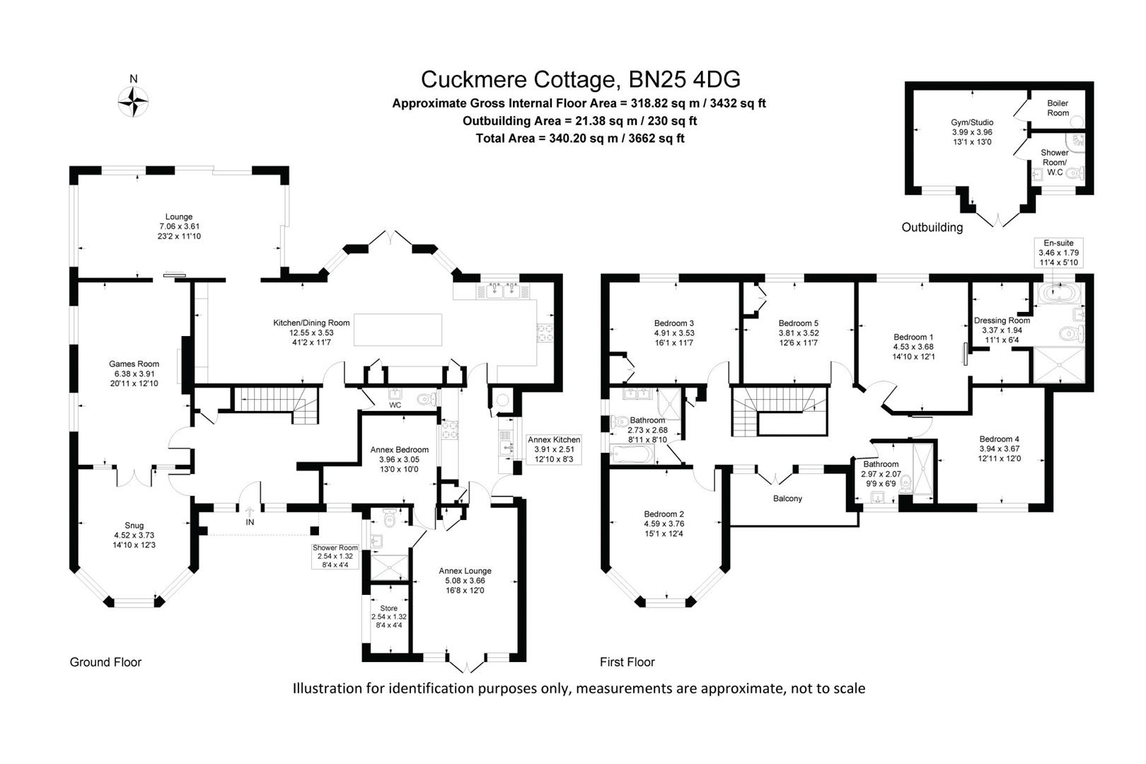 Cuckmere Cottage, Cuckmere Road, Seaford floorplan