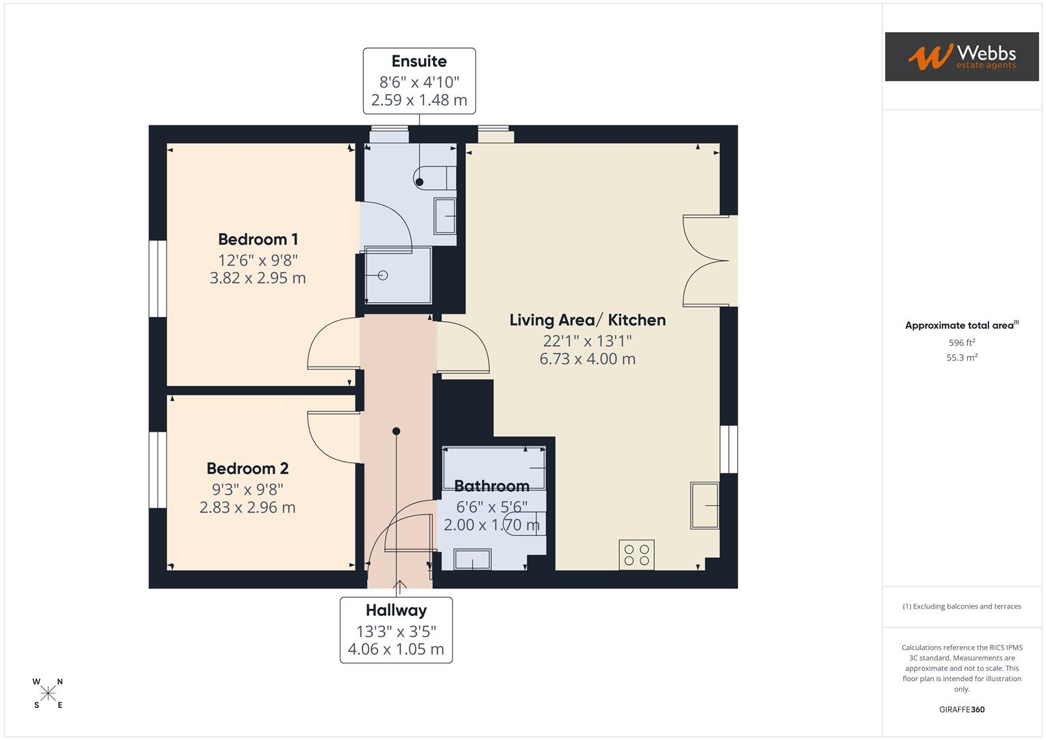 Apartment 2, Howell Mews, Wolseley Road, Rugeley floorplan