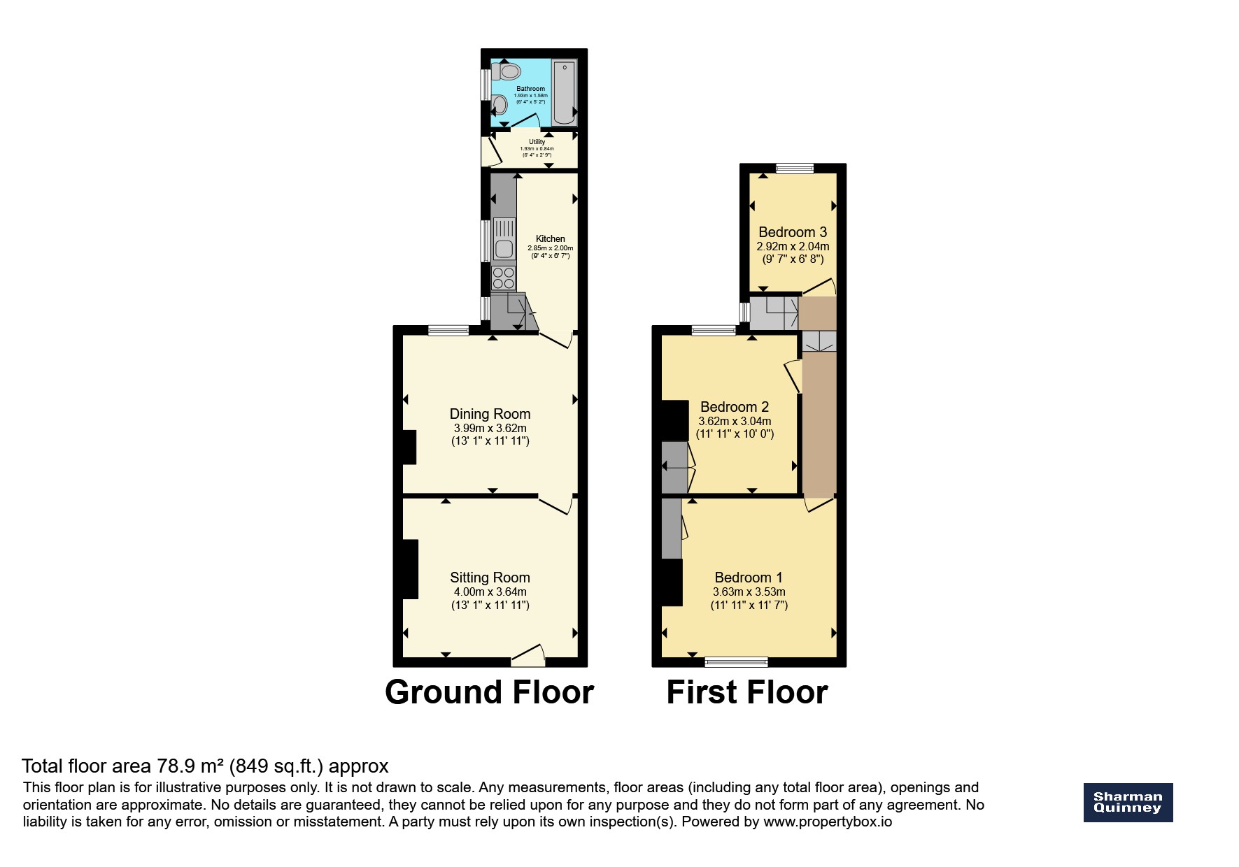 45, Mayors Walk, Peterborough floorplan