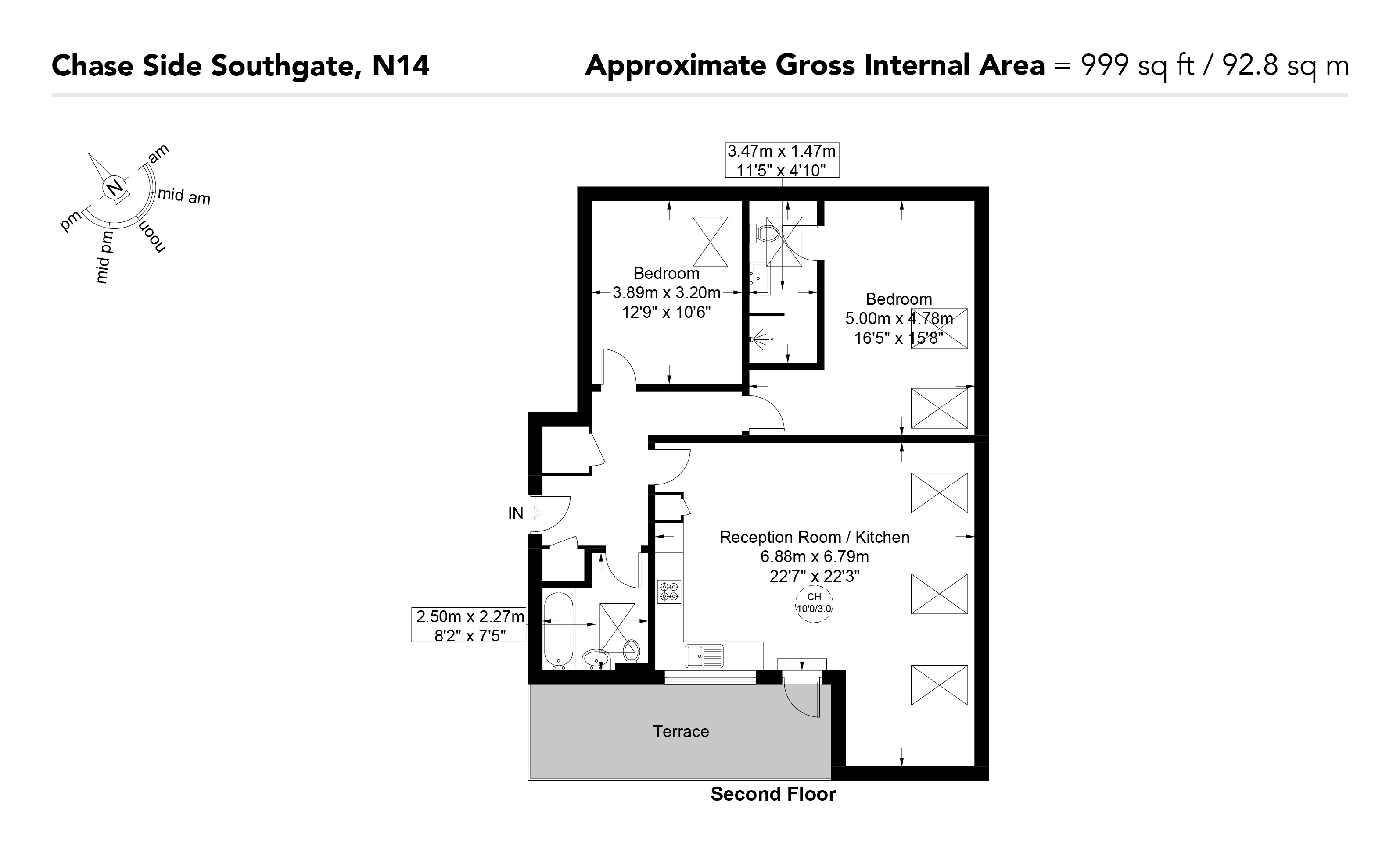 272, Chase Side, London, N14 floorplan