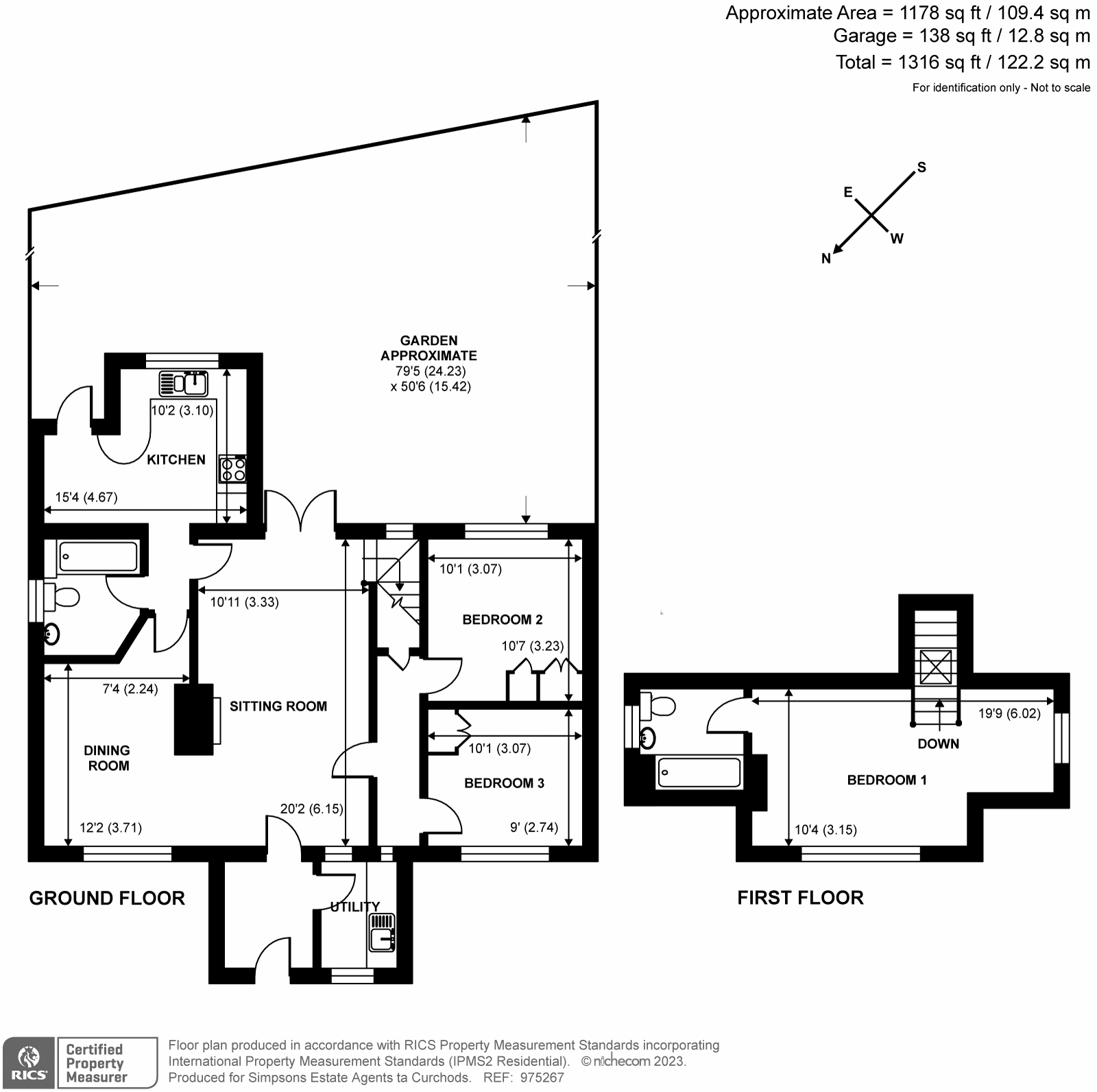 Chestnut Cottage, 9, Church Road, Byfleet floorplan