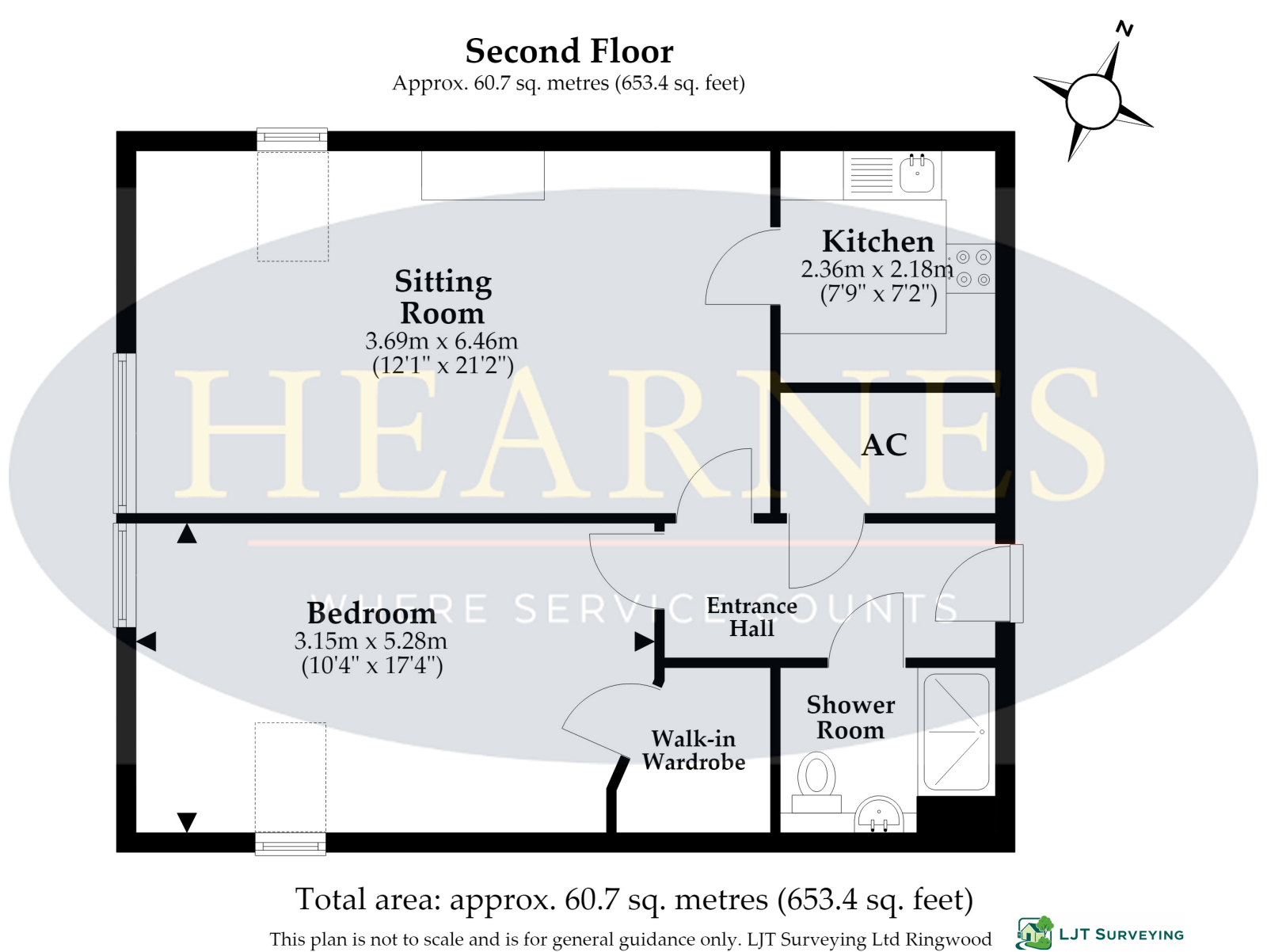 32 Cornmantle Court, 2 Parsonage Barn Lane, Ringwood floorplan