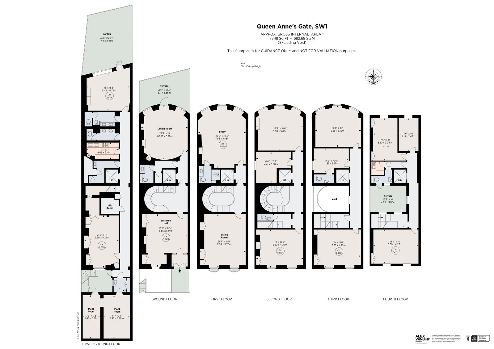 Queen Anne's Gate, London SW1H, 6 bedroom terraced house for sale