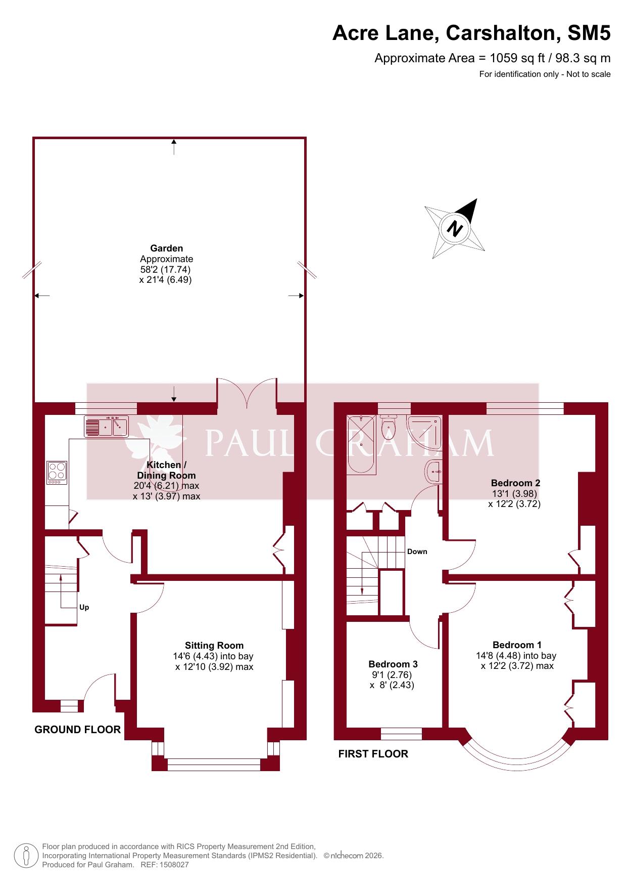 29, Acre Lane, Carshalton floorplan