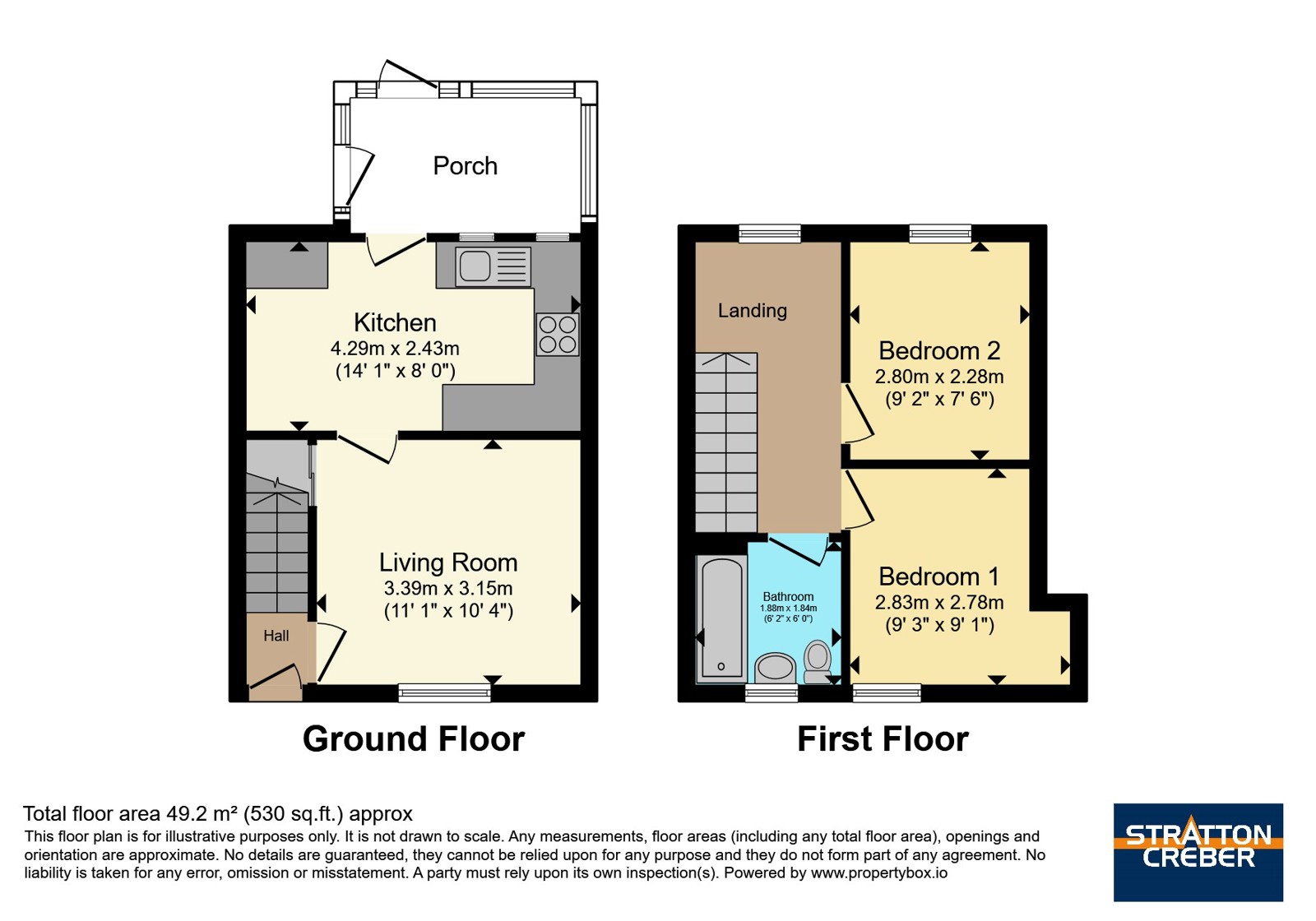 Cardrew Close, Cornwall floorplan
