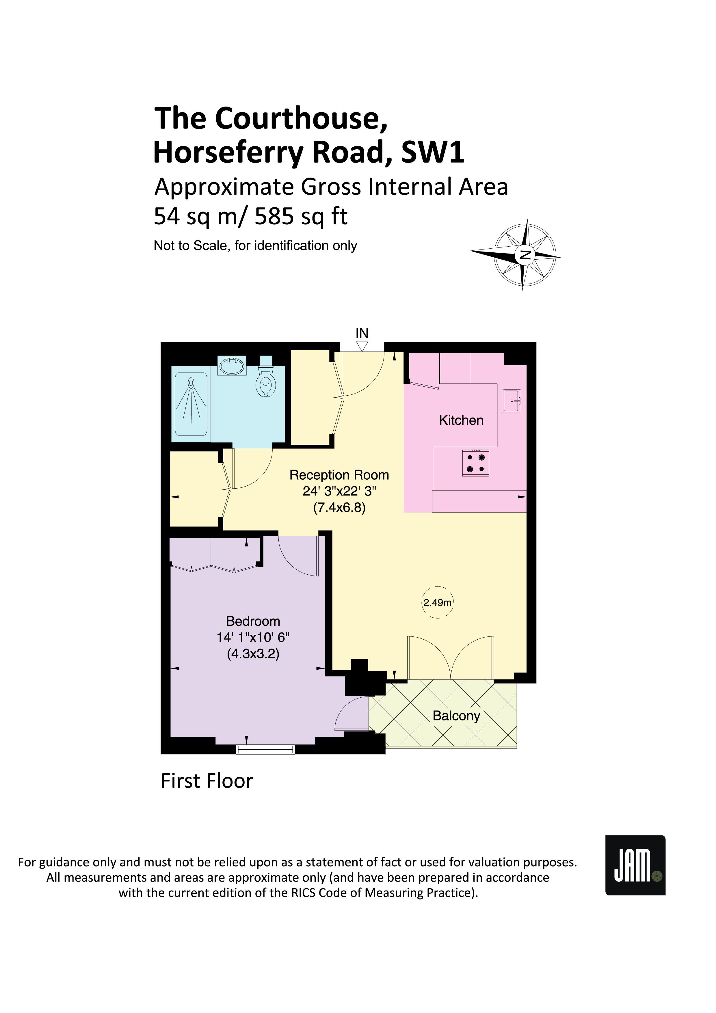 70, The Courthouse, London floorplan