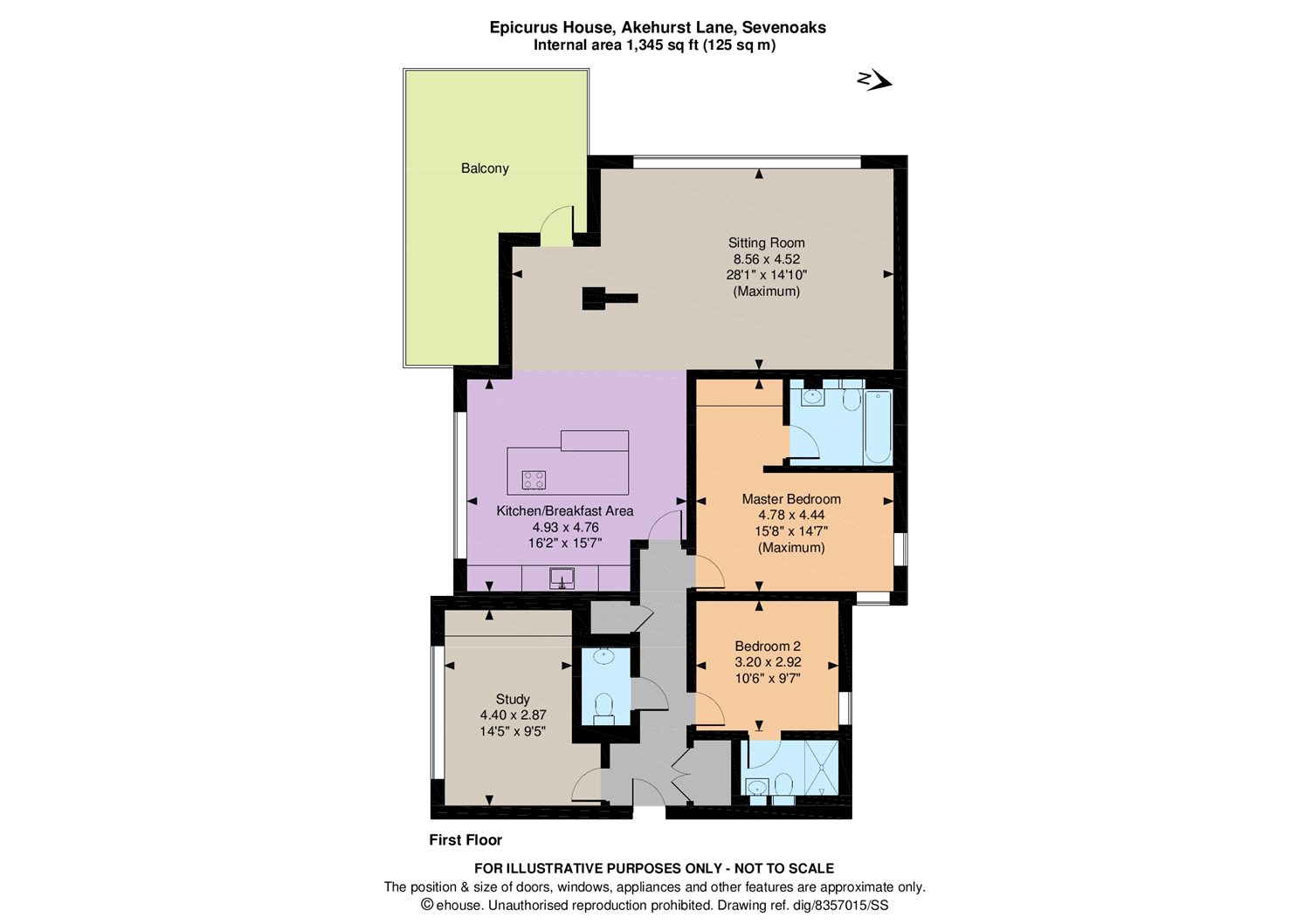 3 Bedrooms Flat for sale in Akehurst Lane, Sevenoaks, Kent TN13