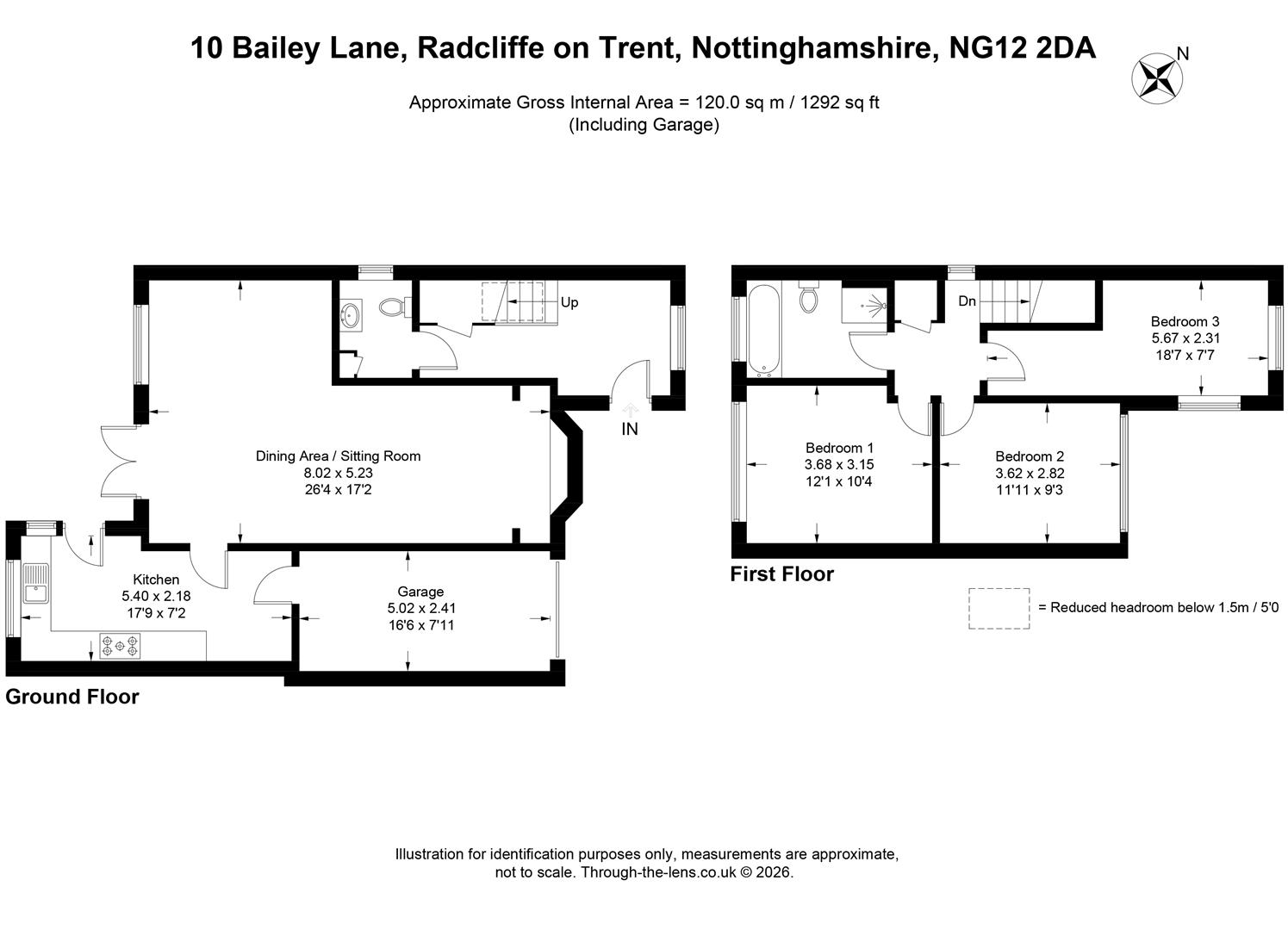 10, Bailey Lane, Nottingham floorplan