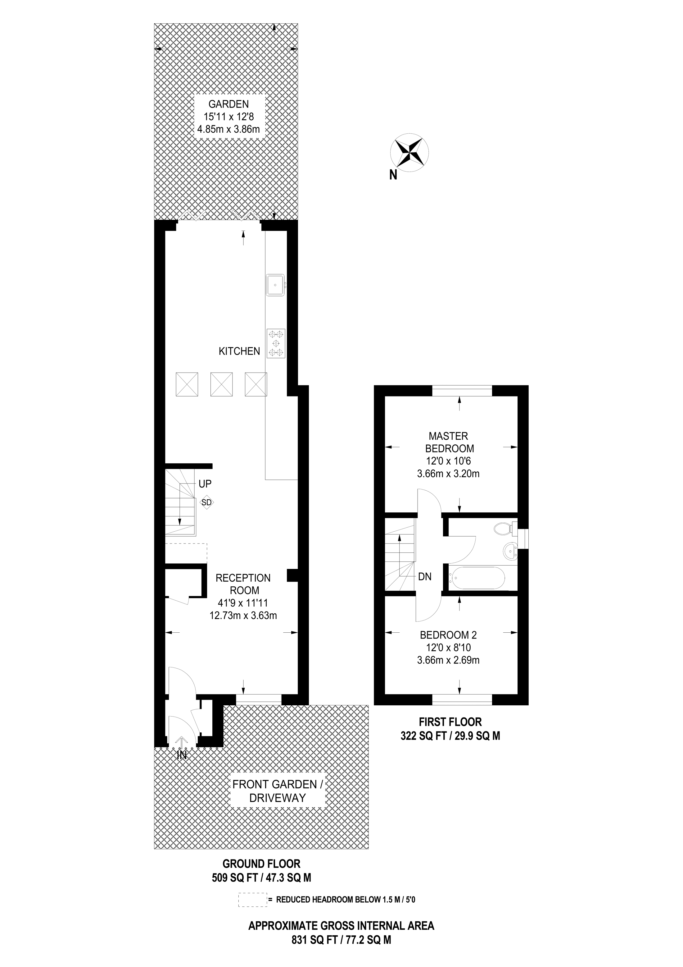 2 Bedrooms End terrace house for sale in Barfreston Way, Penge, London SE20